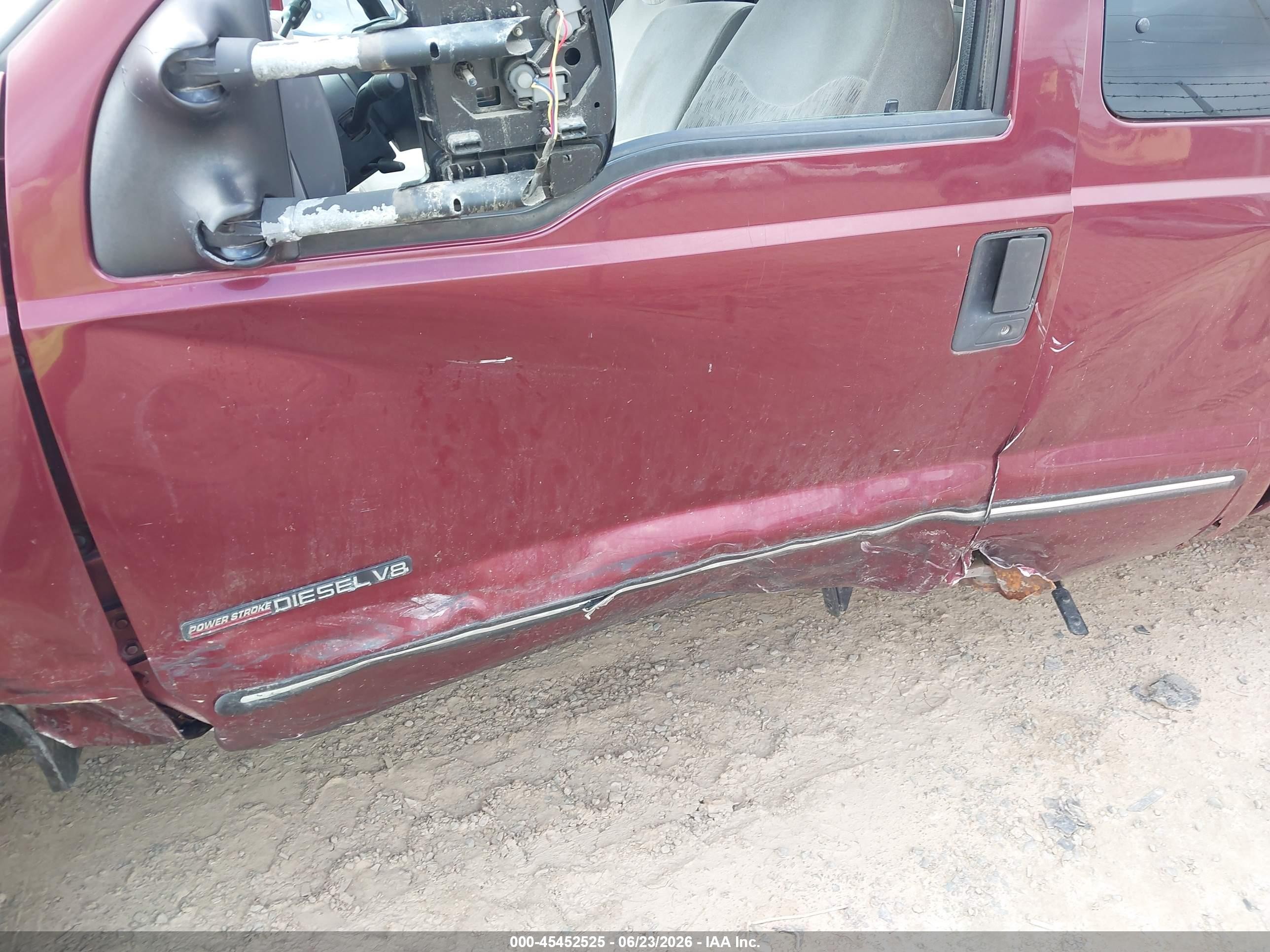 2000 Ford F-350 Lariat/xl/xlt Red vin: 1FTSX30F7YEA07262