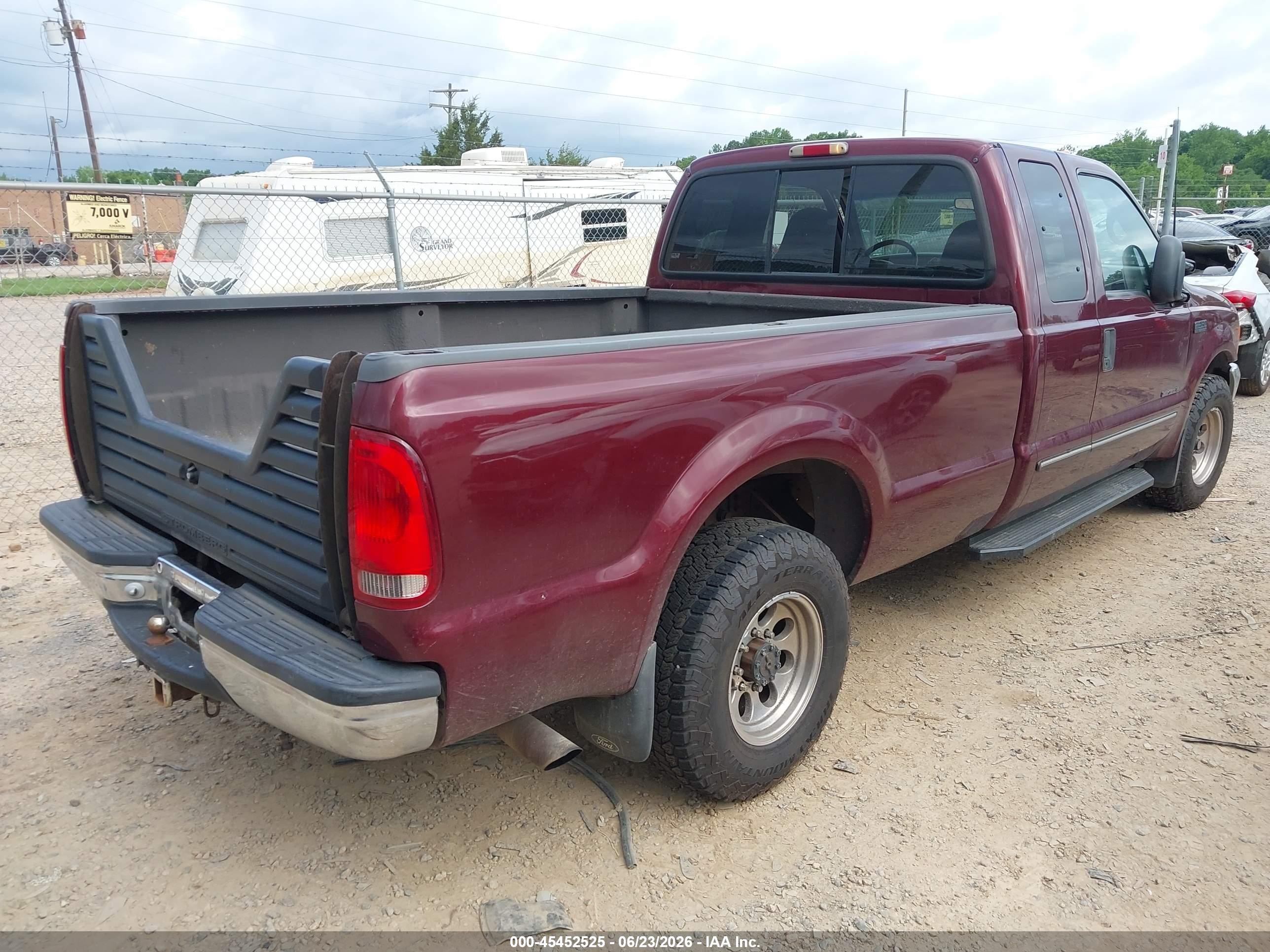 2000 Ford F-350 Lariat/xl/xlt Red vin: 1FTSX30F7YEA07262