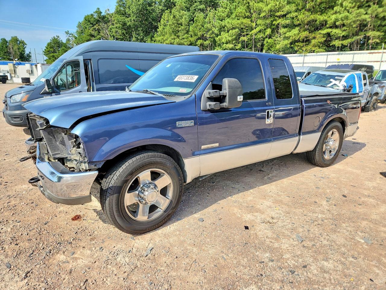 2004 Ford F350 Srw Super Duty Blue vin: 1FTSX30P74EA08303
