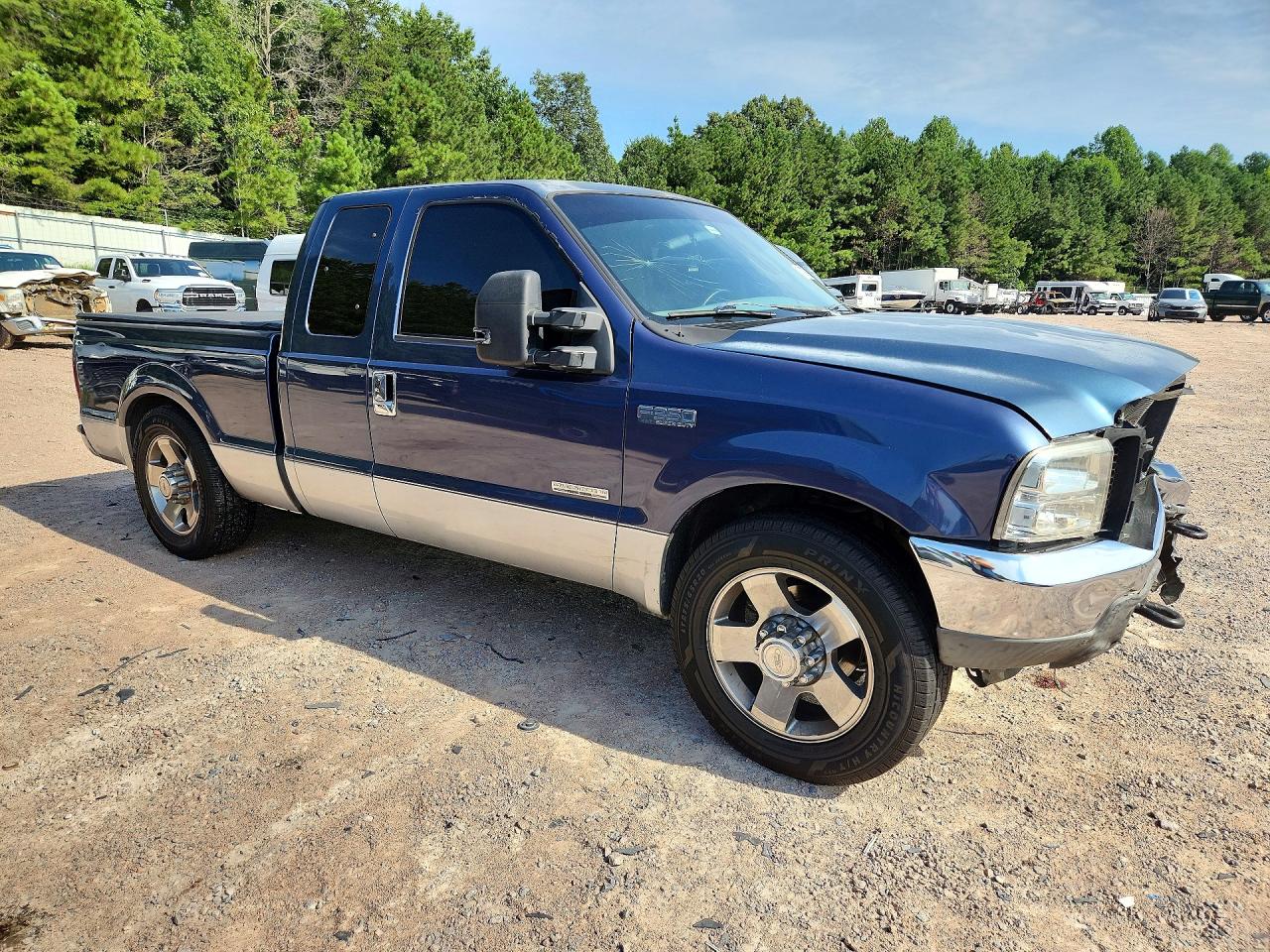 2004 Ford F350 Srw Super Duty Blue vin: 1FTSX30P74EA08303