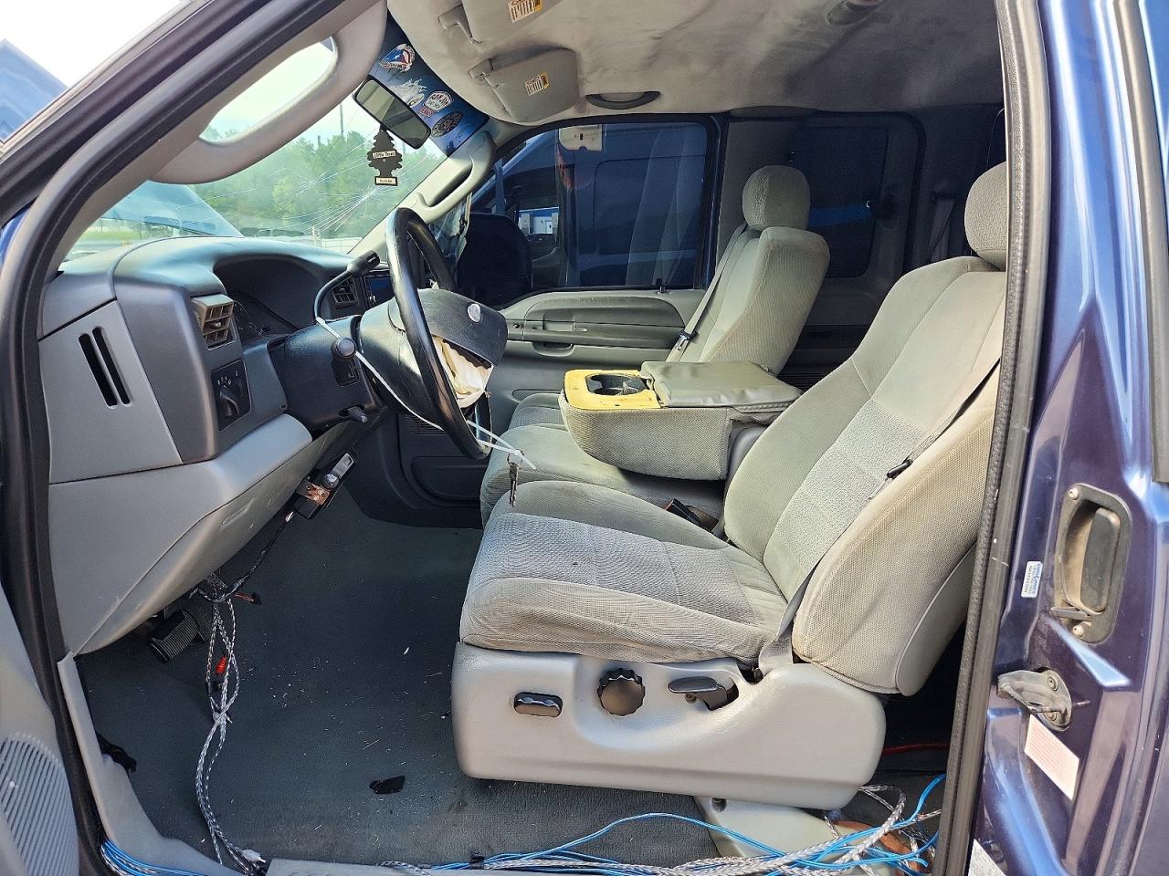 2004 Ford F350 Srw Super Duty Blue vin: 1FTSX30P74EA08303