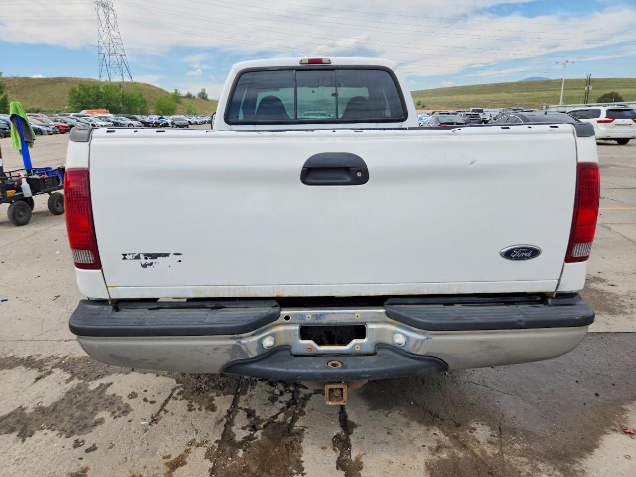2000 Ford F350 Srw Super Duty White vin: 1FTSX30S0YEB29930