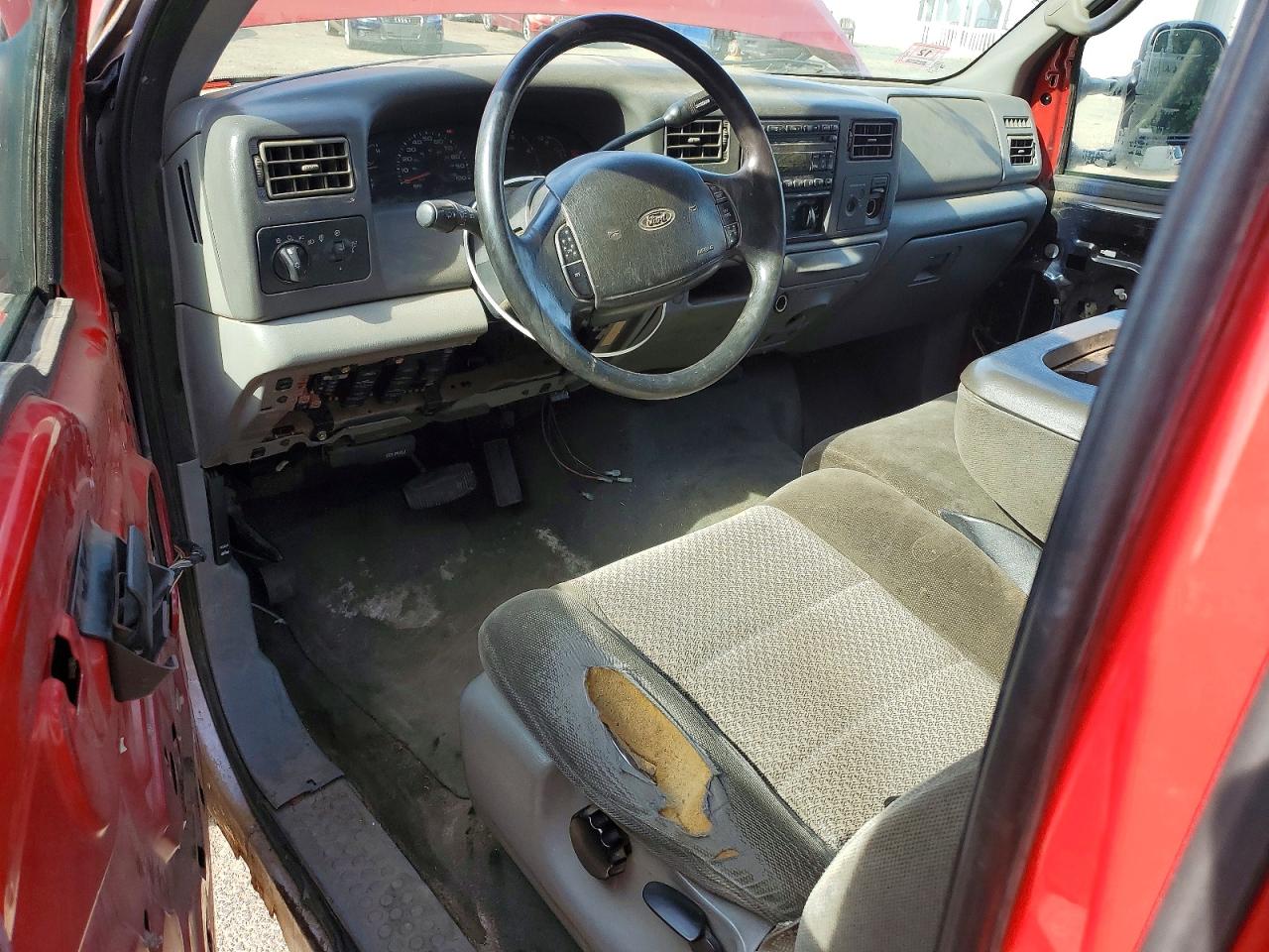 2002 Ford F350 Srw Super Duty Red vin: 1FTSX31F22EC03003