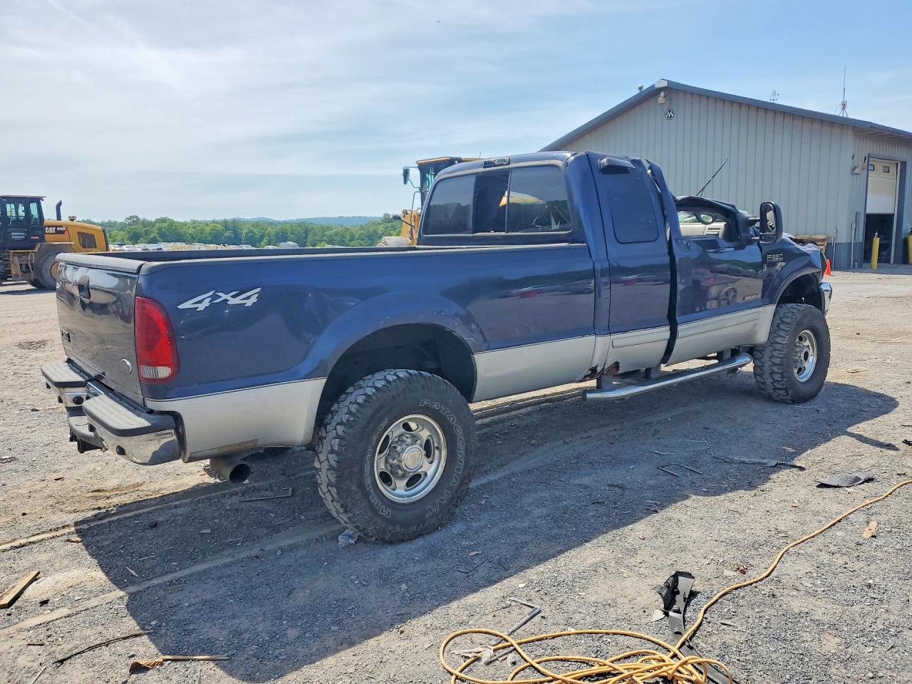 2002 Ford F350 Srw Super Duty Blue vin: 1FTSX31F52EA25166
