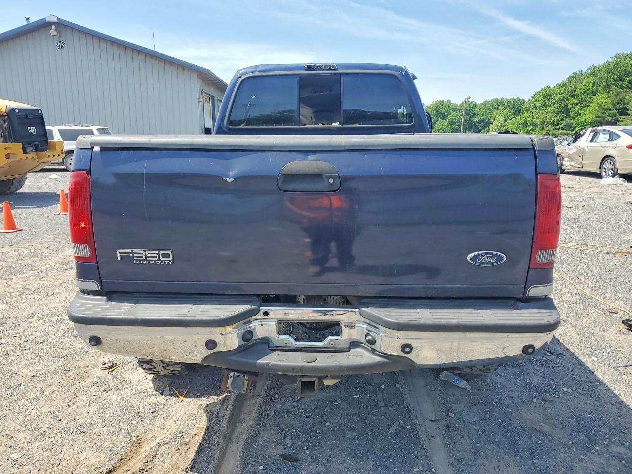 2002 Ford F350 Srw Super Duty Blue vin: 1FTSX31F52EA25166