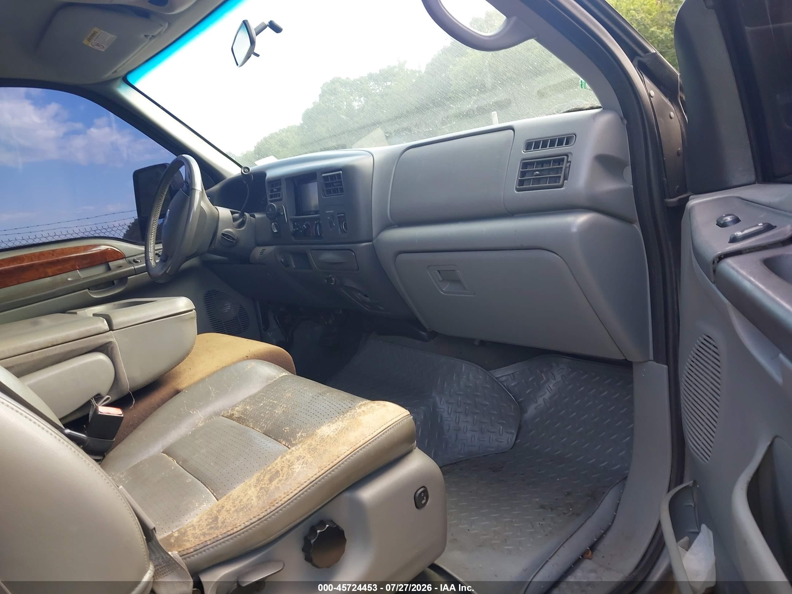 2002 Ford F-350 Lariat/xl/xlt Серый vin: 1FTSX31F52ED44664