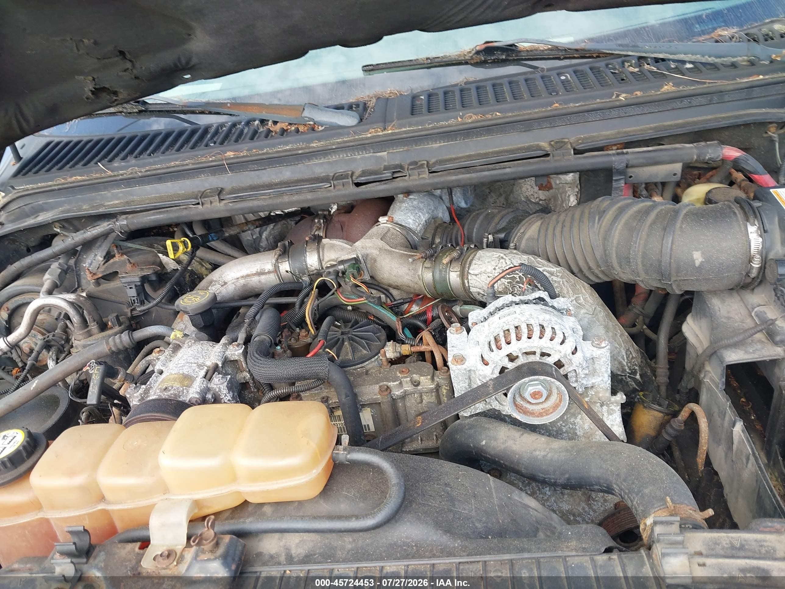 2002 Ford F-350 Lariat/xl/xlt Серый vin: 1FTSX31F52ED44664