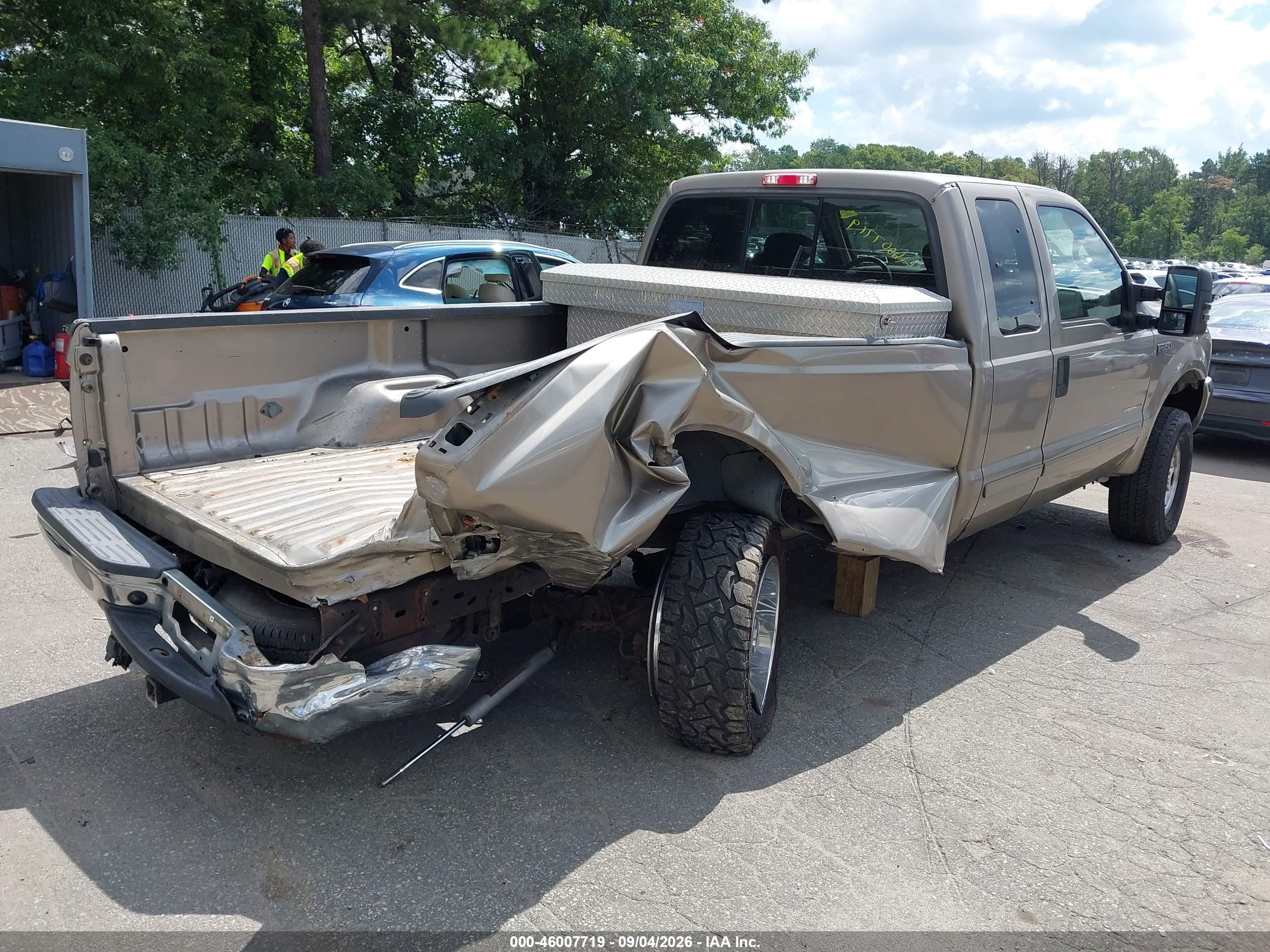 2002 Ford F-350 Lariat/xl/xlt Tan vin: 1FTSX31F62ED51381