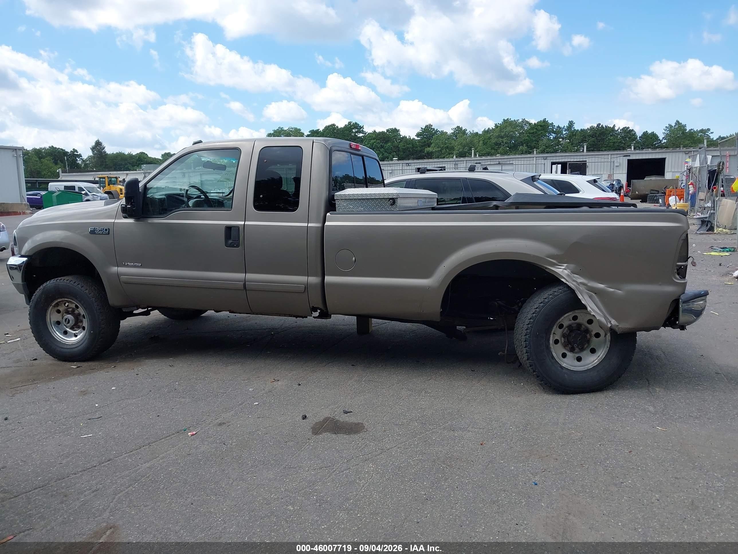 2002 Ford F-350 Lariat/xl/xlt Tan vin: 1FTSX31F62ED51381