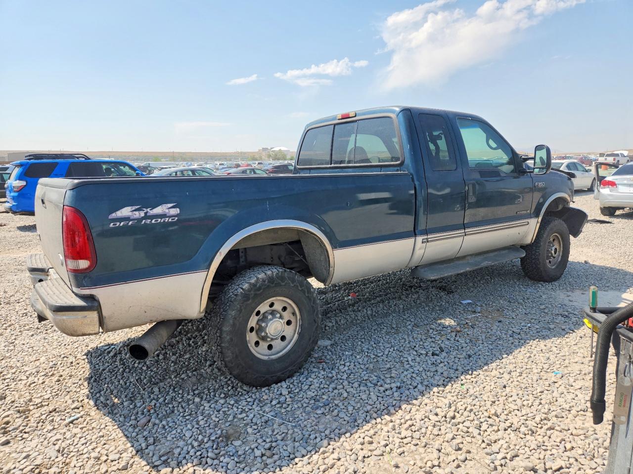 1999 Ford F350 Srw Super Duty Teal vin: 1FTSX31F7XED62994