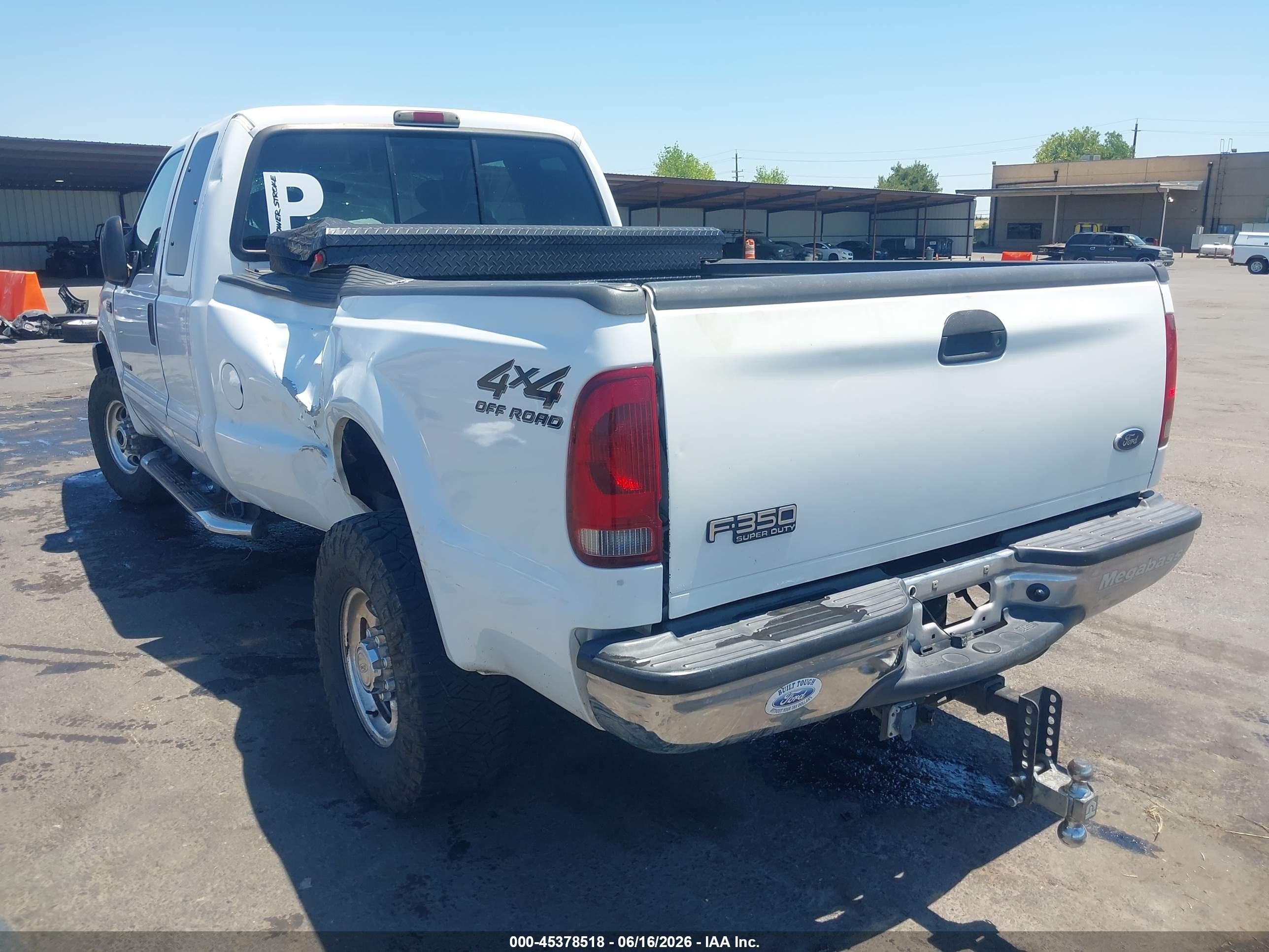 2002 Ford F-350 Lariat/xl/xlt White vin: 1FTSX31F82EA65449