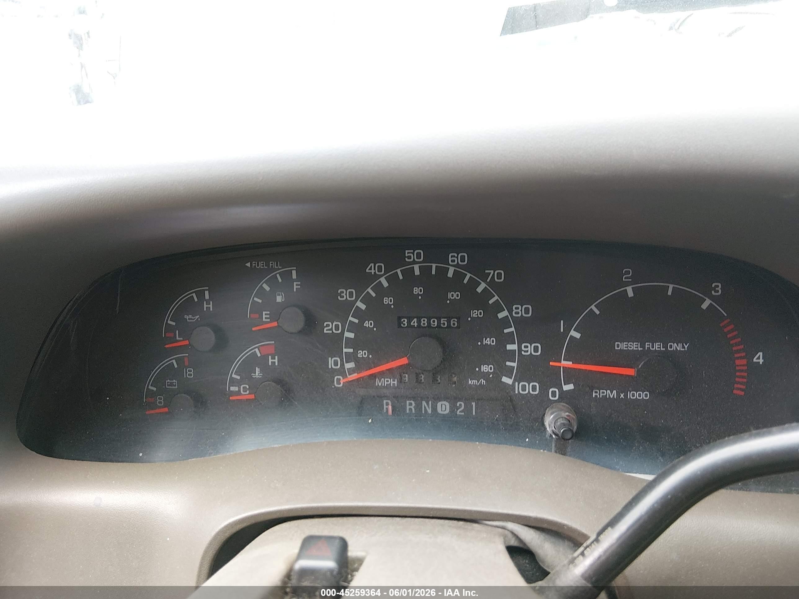 2001 Ford F-350 Lariat/xl/xlt White vin: 1FTSX31F91EB48449