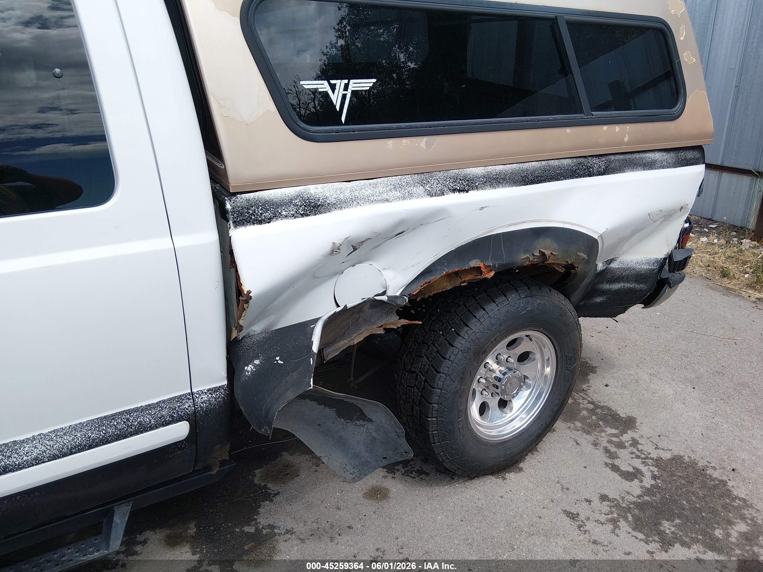 2001 Ford F-350 Lariat/xl/xlt White vin: 1FTSX31F91EB48449