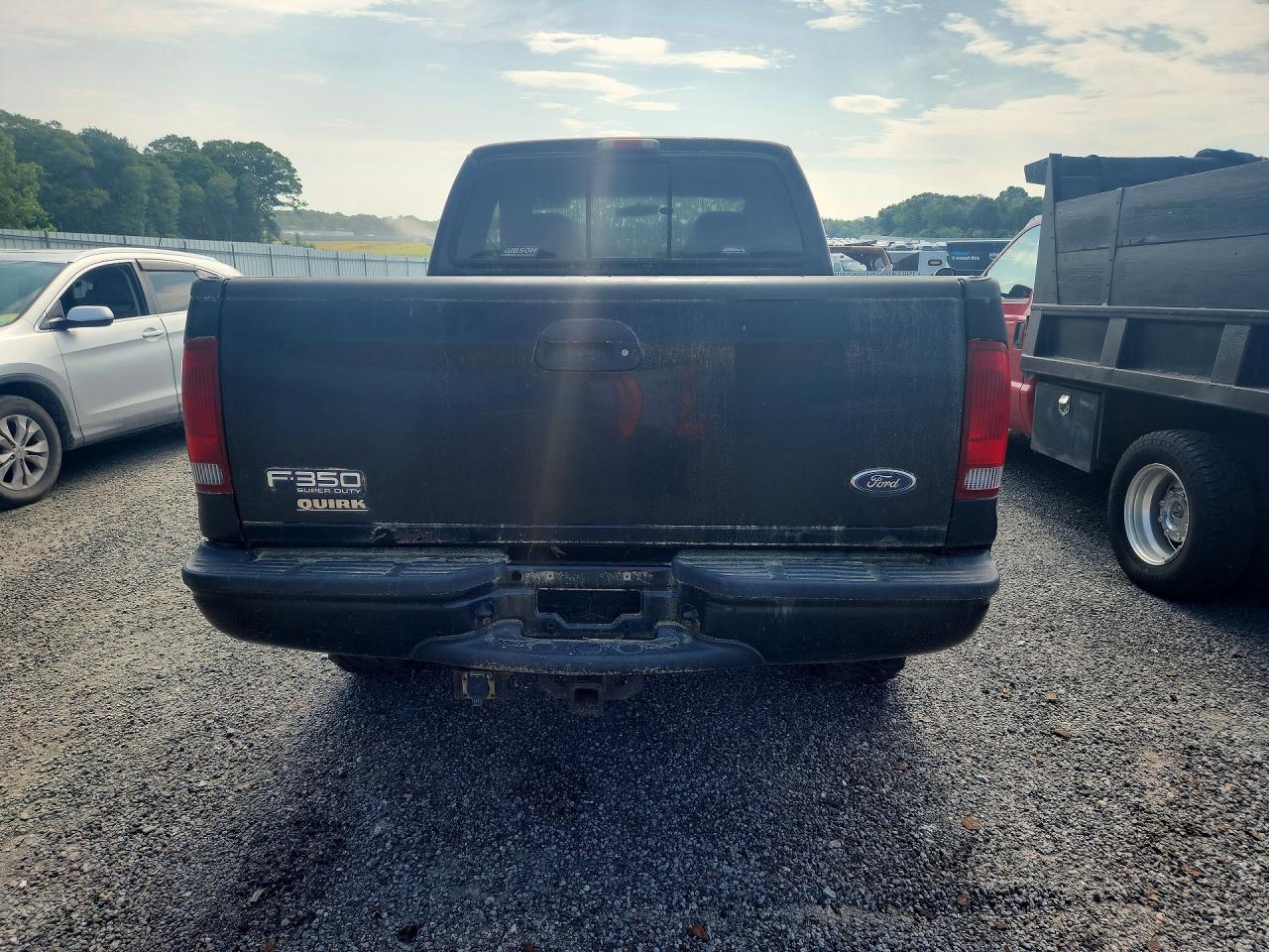 2003 Ford F350 Srw Super Duty Black vin: 1FTSX31L03ED43977