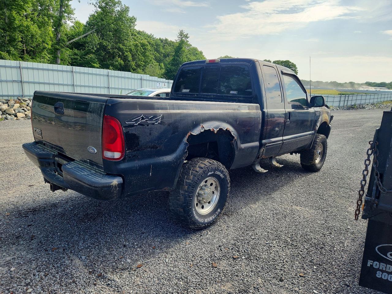 2003 Ford F350 Srw Super Duty Black vin: 1FTSX31L03ED43977