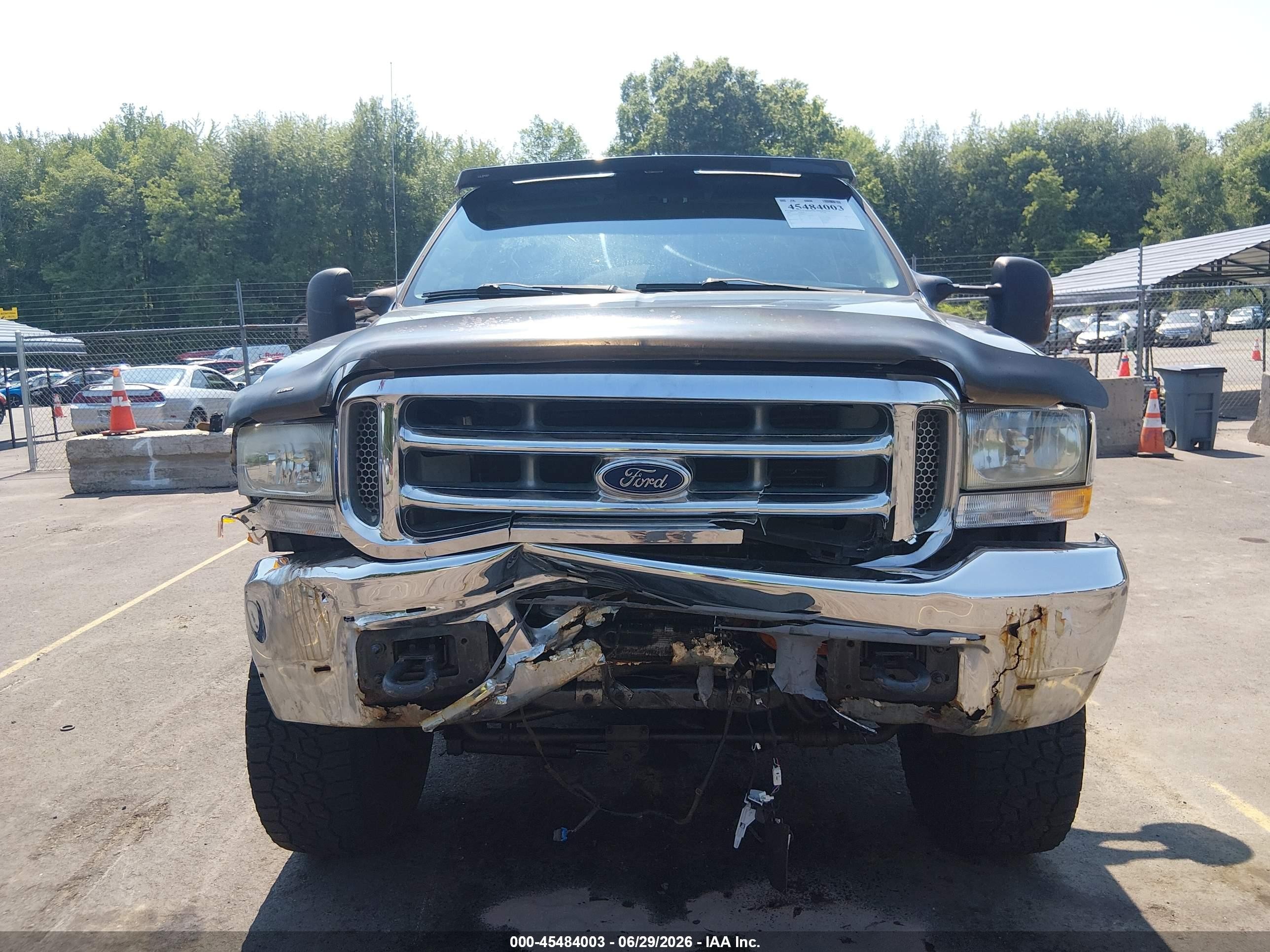 2004 Ford F-350 Lariat/xl/xlt Blue vin: 1FTSX31L24EB62753