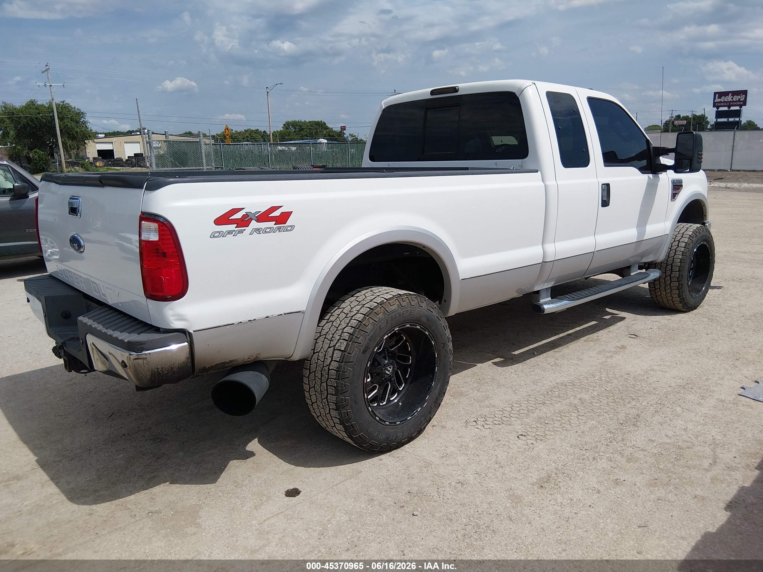 2008 Ford F-350 Fx4/lariat/xl/xlt White vin: 1FTSX31R18EA47765
