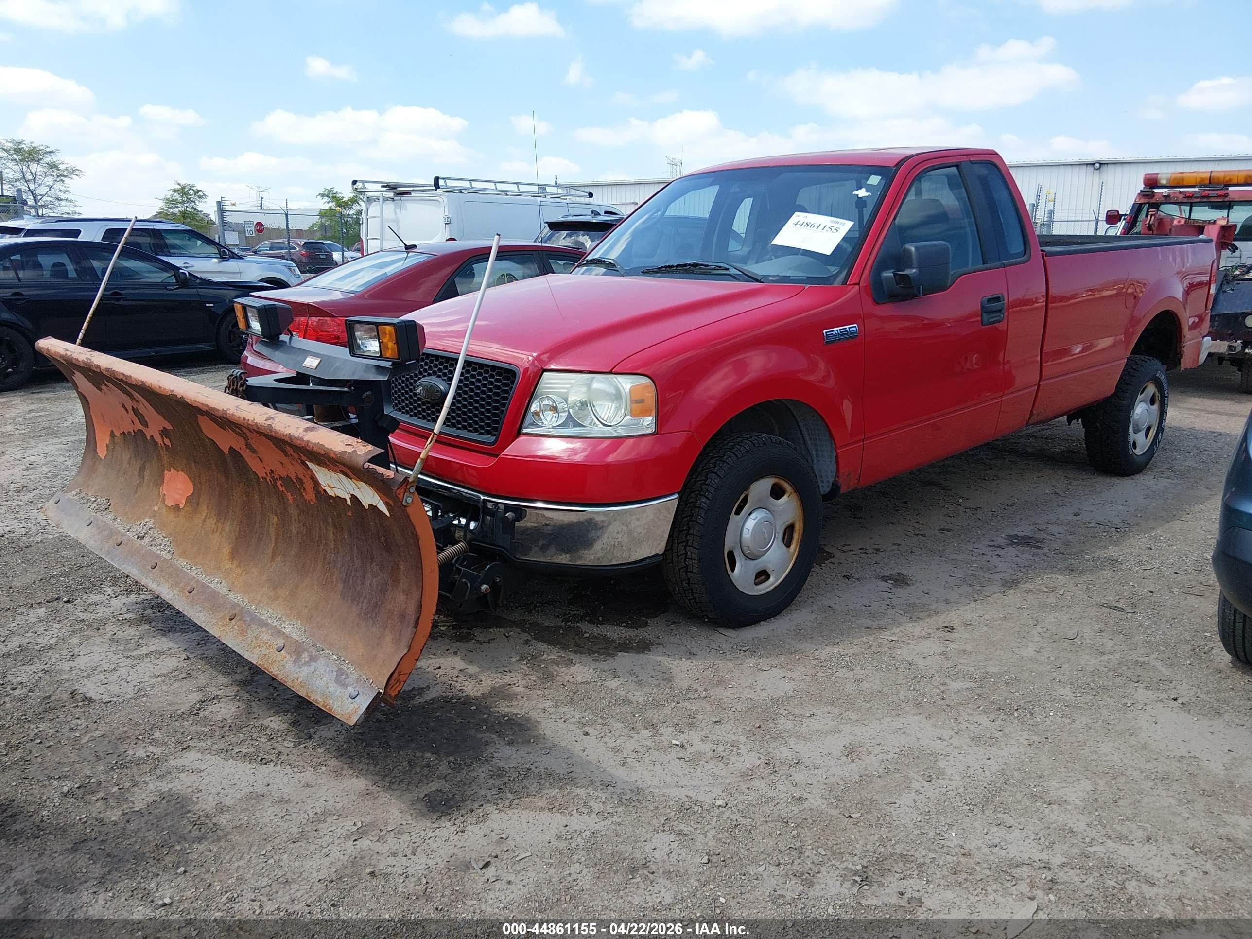 2006 Ford F-150 Fx4/xl/xlt Red vin: 1FTVF14526NA44884