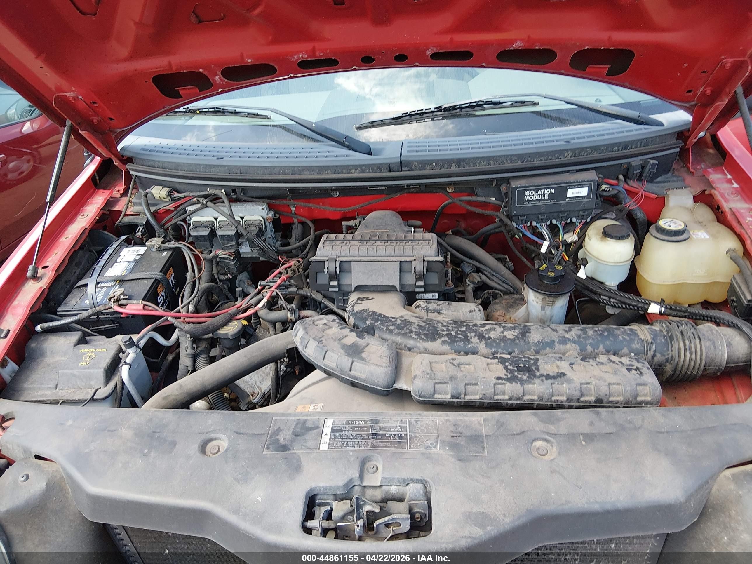 2006 Ford F-150 Fx4/xl/xlt Red vin: 1FTVF14526NA44884