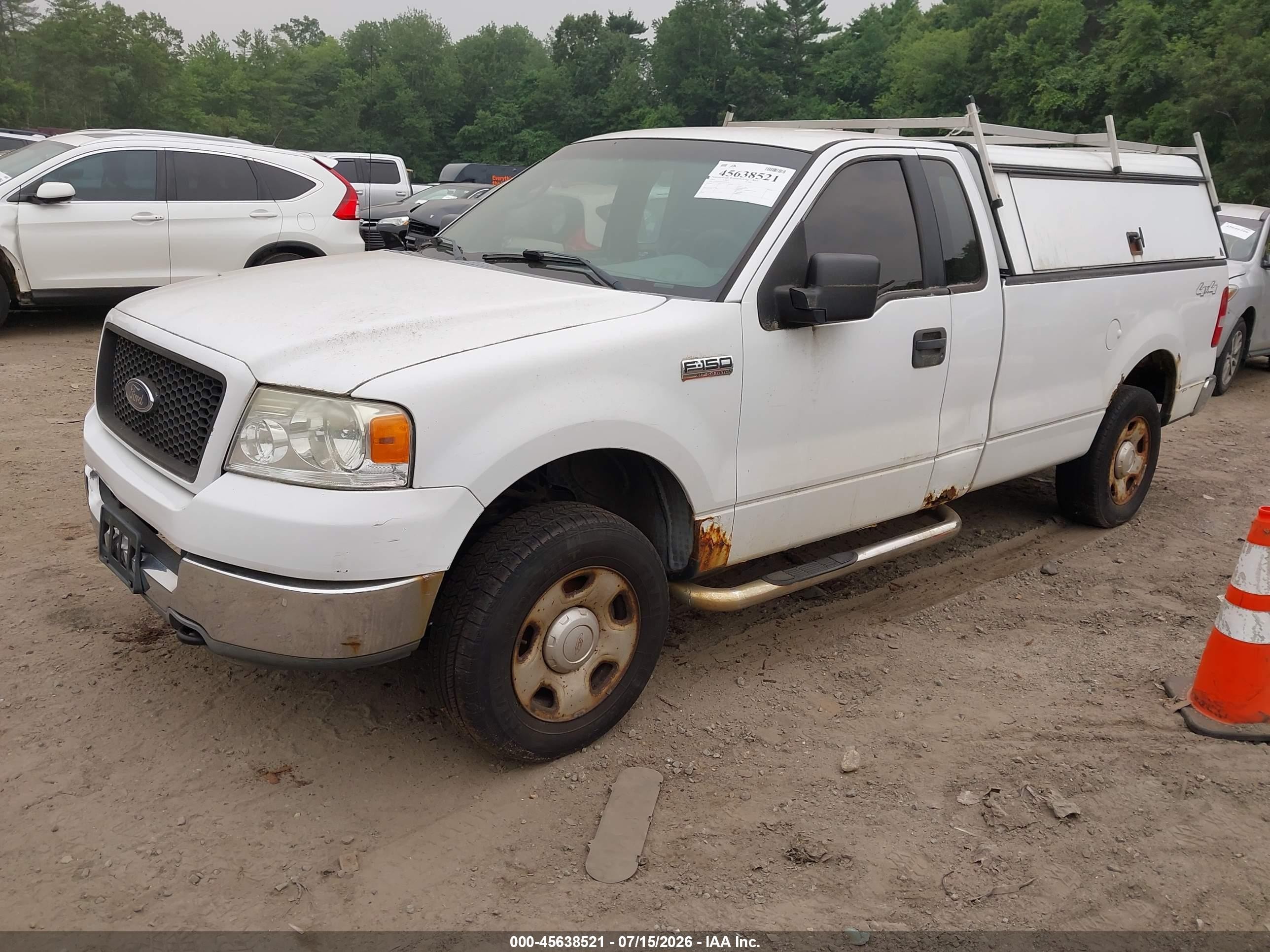 2005 Ford F-150 Fx4/xl/xlt Белый vin: 1FTVF145X5NB99178