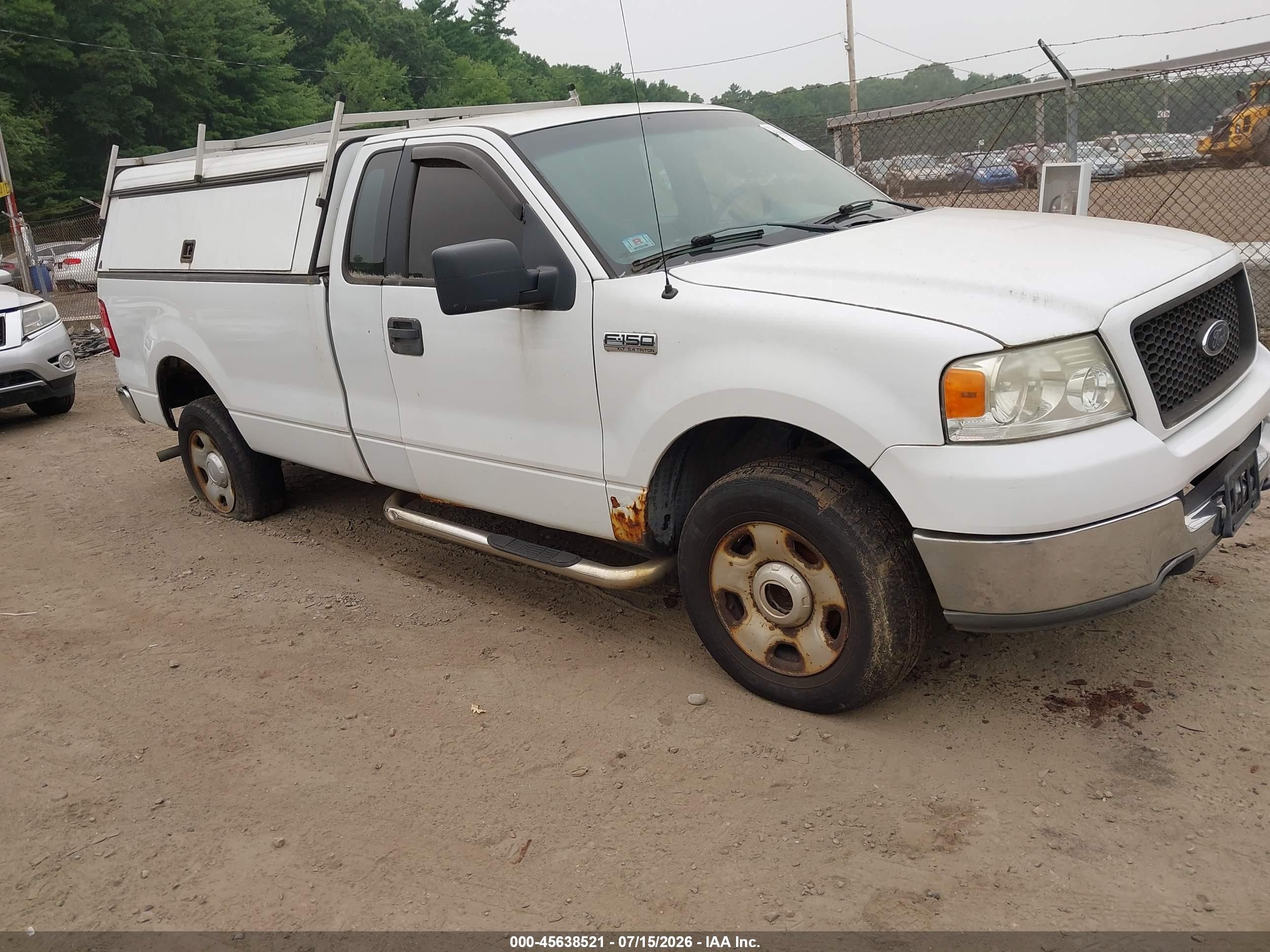 2005 Ford F-150 Fx4/xl/xlt Белый vin: 1FTVF145X5NB99178