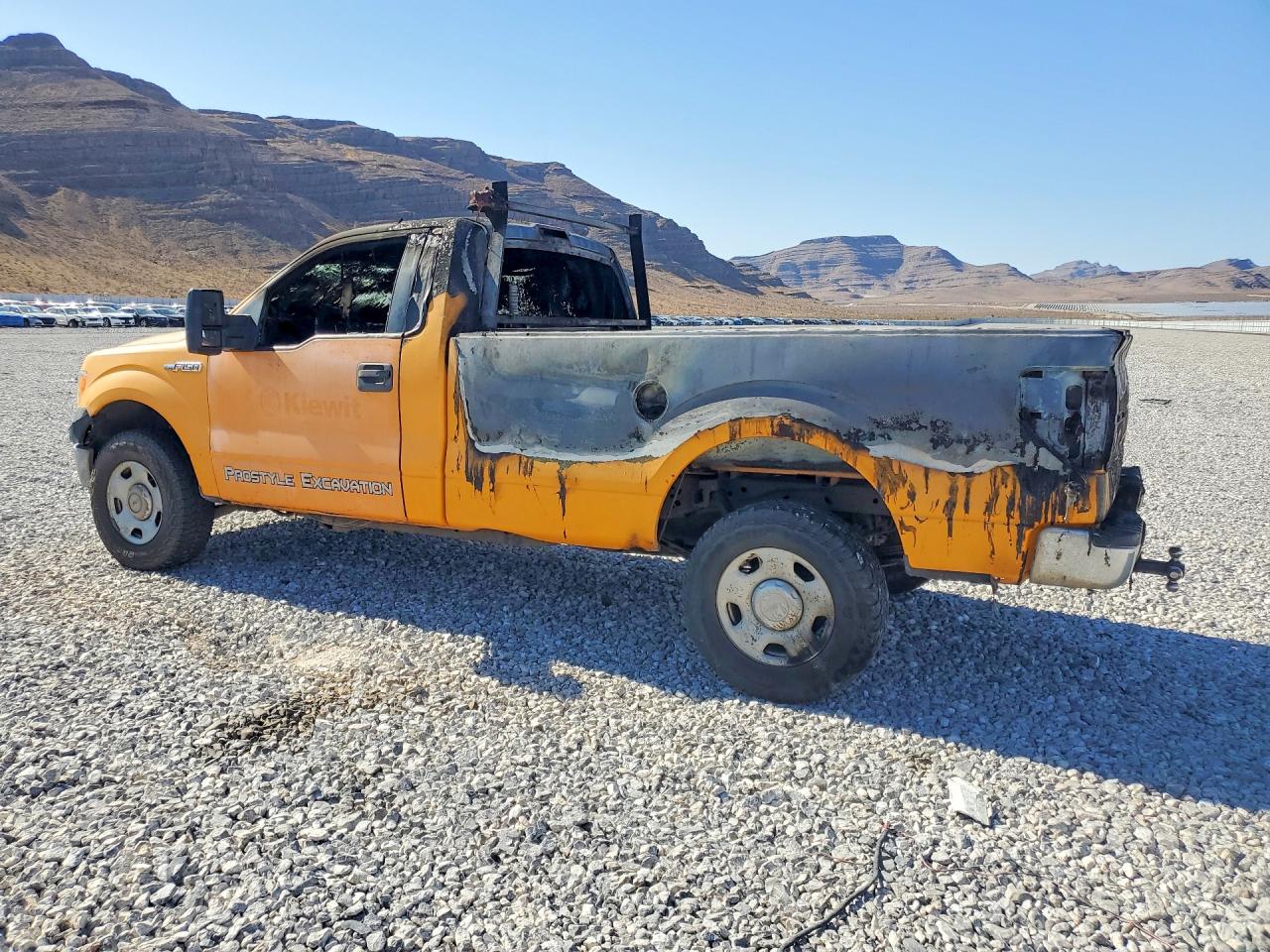2009 Ford F150 Orange vin: 1FTVF14V09KA69451