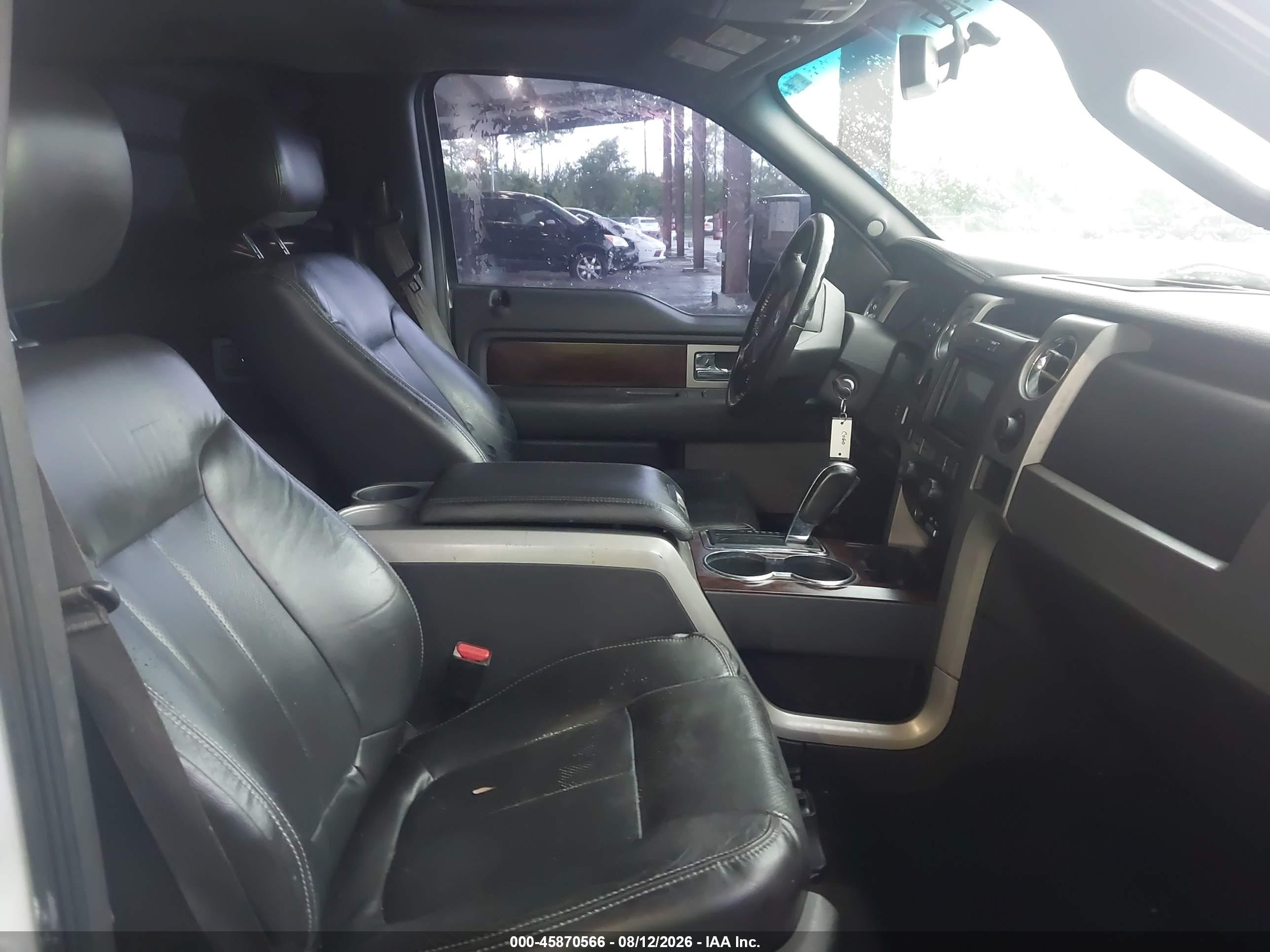 2012 Ford F-150 Lariat W/hd Payload Pkg White vin: 1FTVW1CT6CKD87503