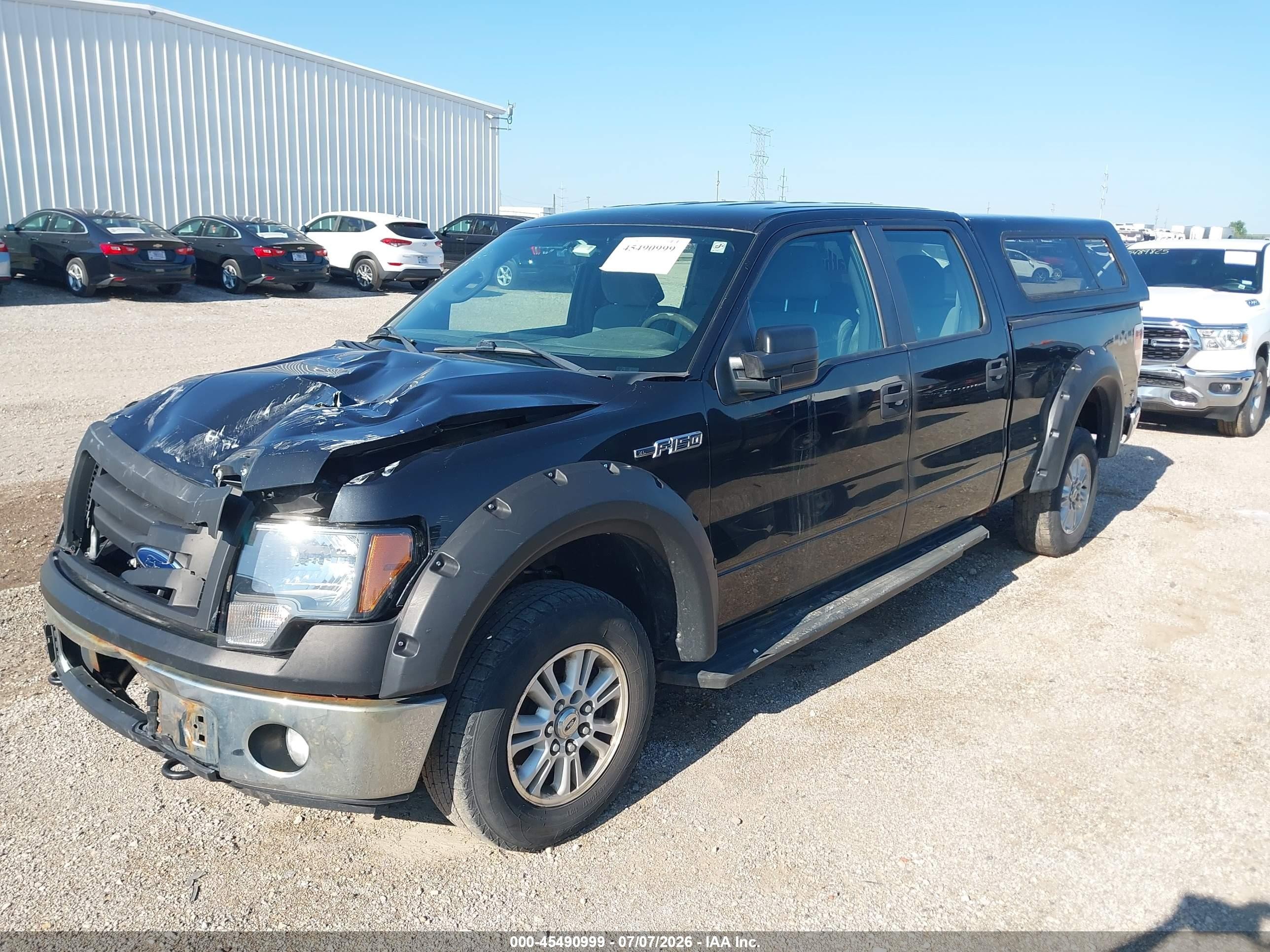 2013 Ford F-150 Xl W/hd Payload Pkg Black vin: 1FTVW1EF4DKF84128