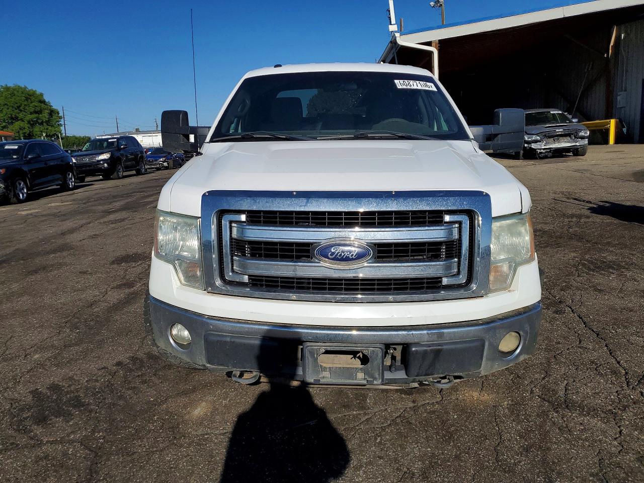 2014 Ford F150 Supercrew White vin: 1FTVW1EF7EKF96226
