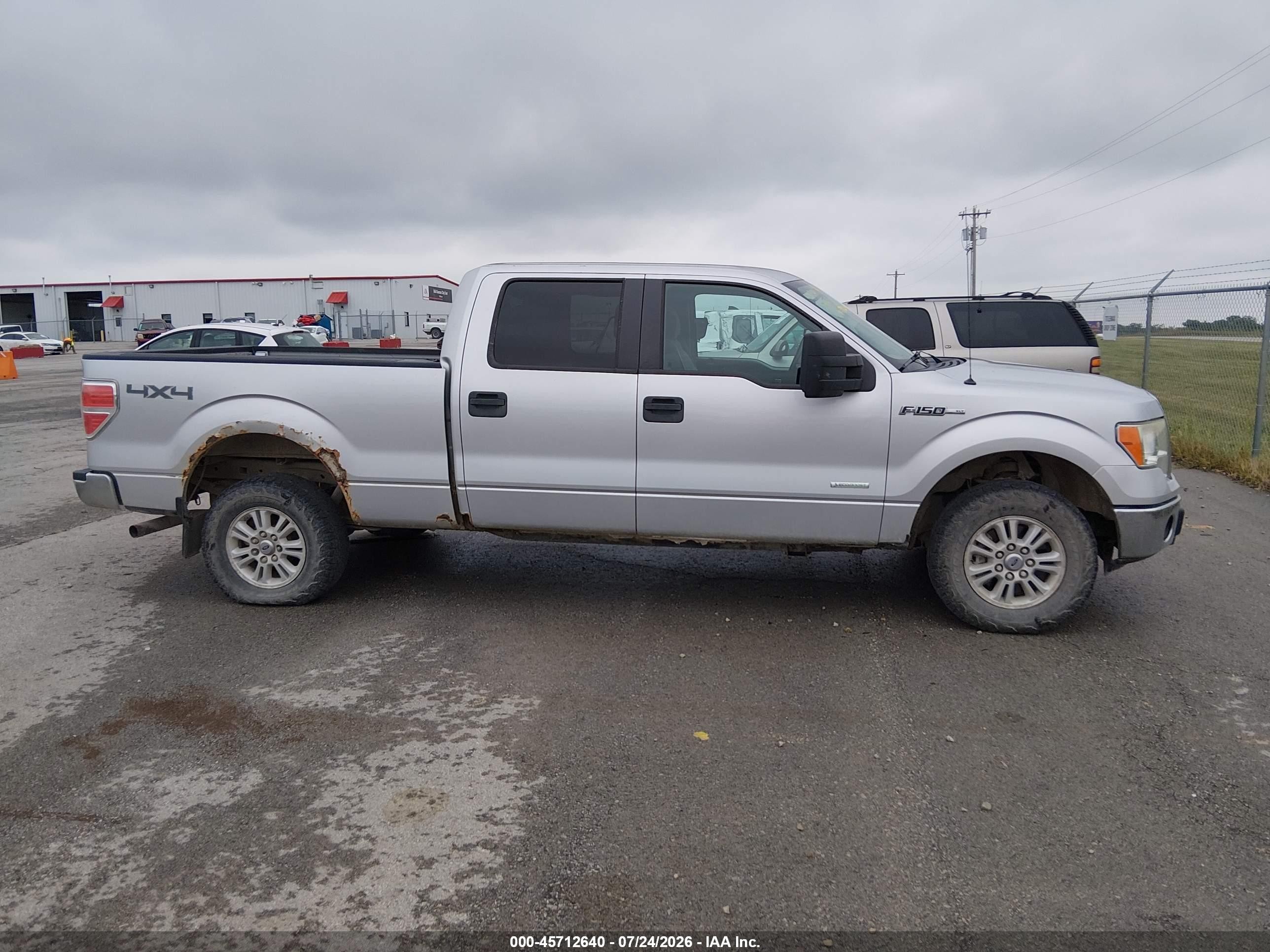 2012 Ford F-150 Xlt W/hd Payload Pkg Silver vin: 1FTVW1ET0CKD79846