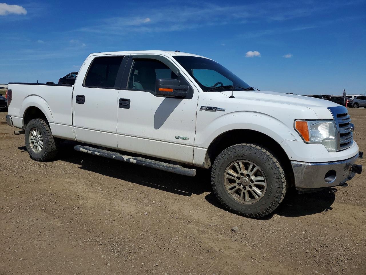 2013 Ford F150 Supercrew Белый vin: 1FTVW1ET2DKE30488