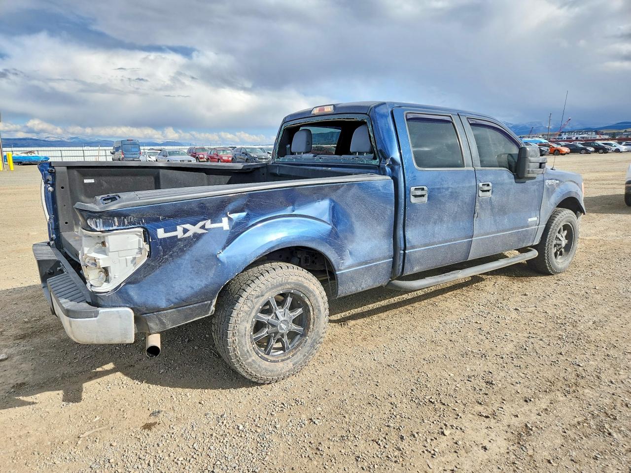 2013 Ford F150 Supercrew Синий vin: 1FTVW1ET5DKE18450