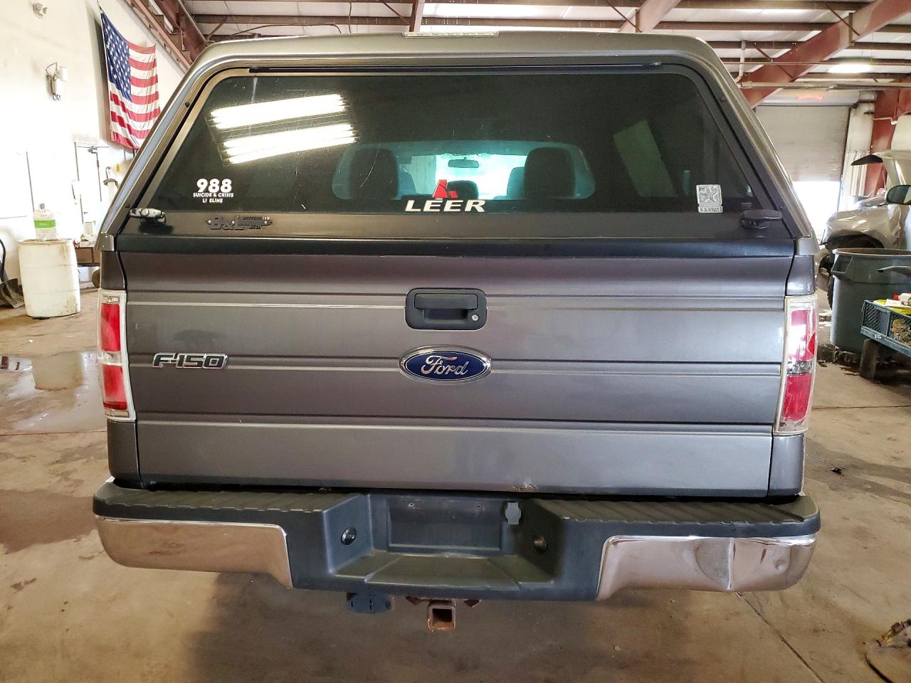 2013 Ford F150 Supercrew Gray vin: 1FTVW1ETXDKD29909