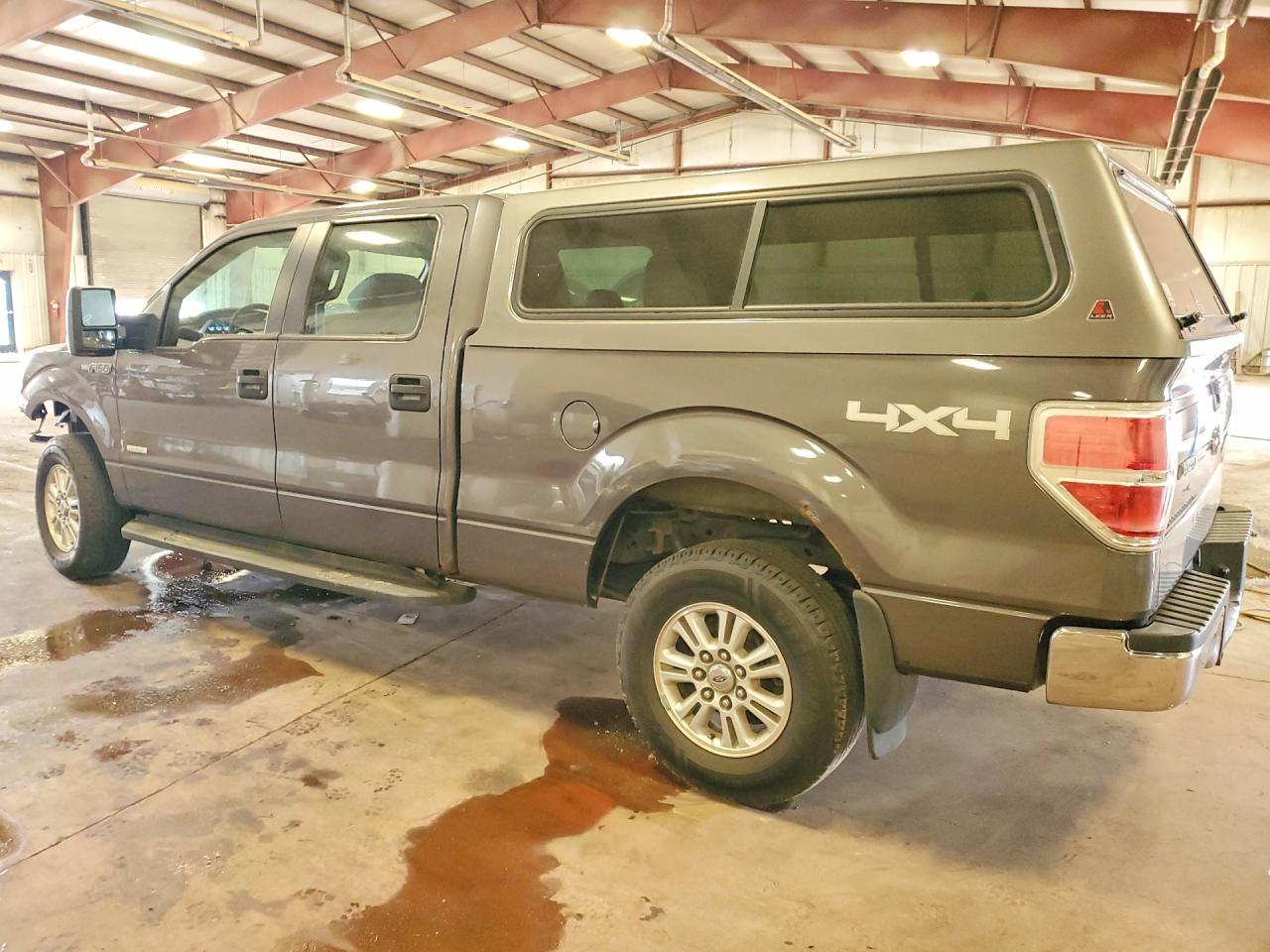 2013 Ford F150 Supercrew Gray vin: 1FTVW1ETXDKD29909