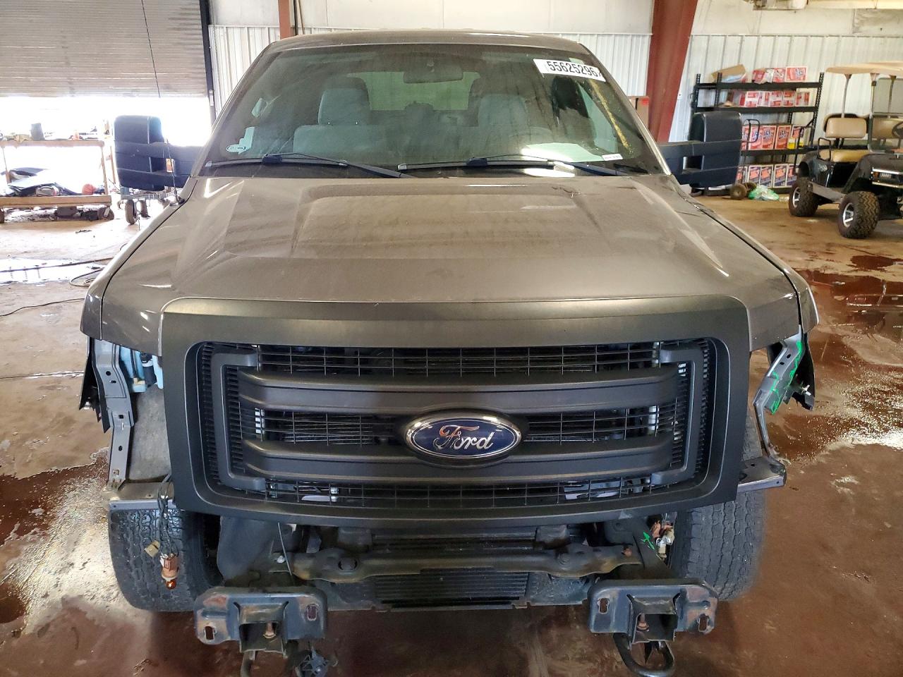 2013 Ford F150 Supercrew Gray vin: 1FTVW1ETXDKD29909