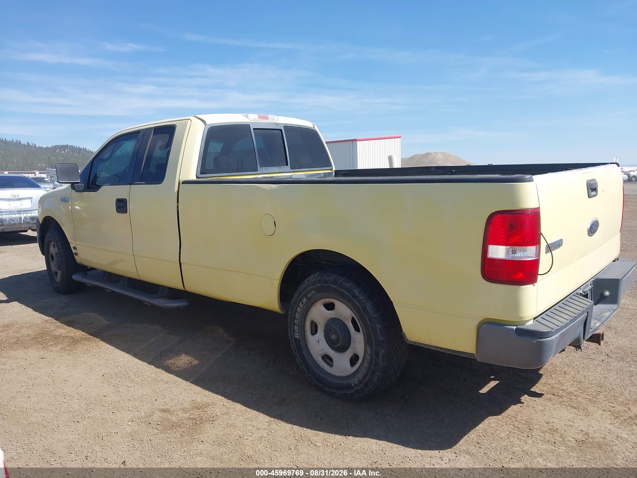 2005 Ford F-150 Lariat/xl/xlt Желтый vin: 1FTVX12535NA93445