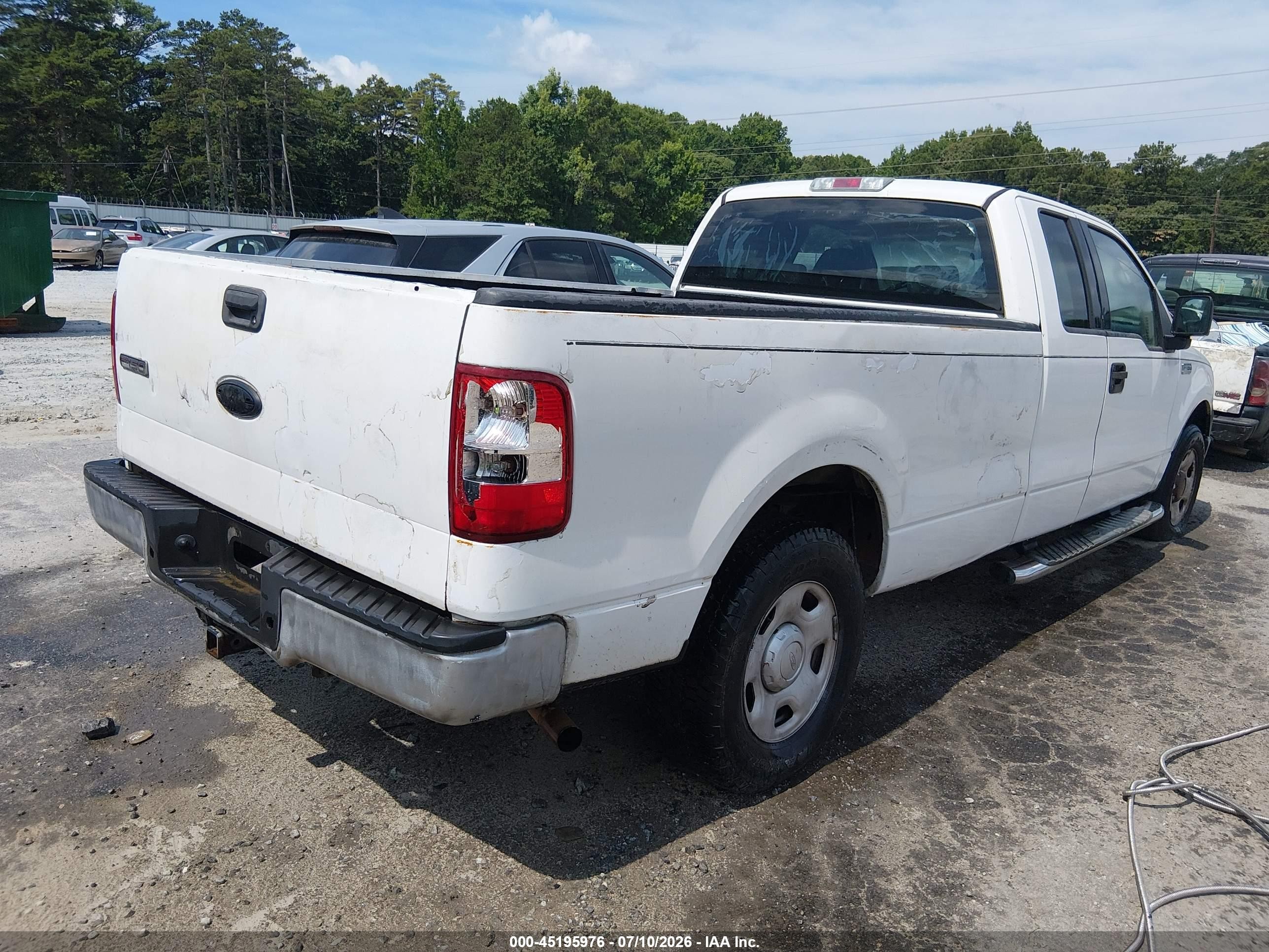 2006 Ford F-150 Lariat/xl/xlt White vin: 1FTVX12546NB00923