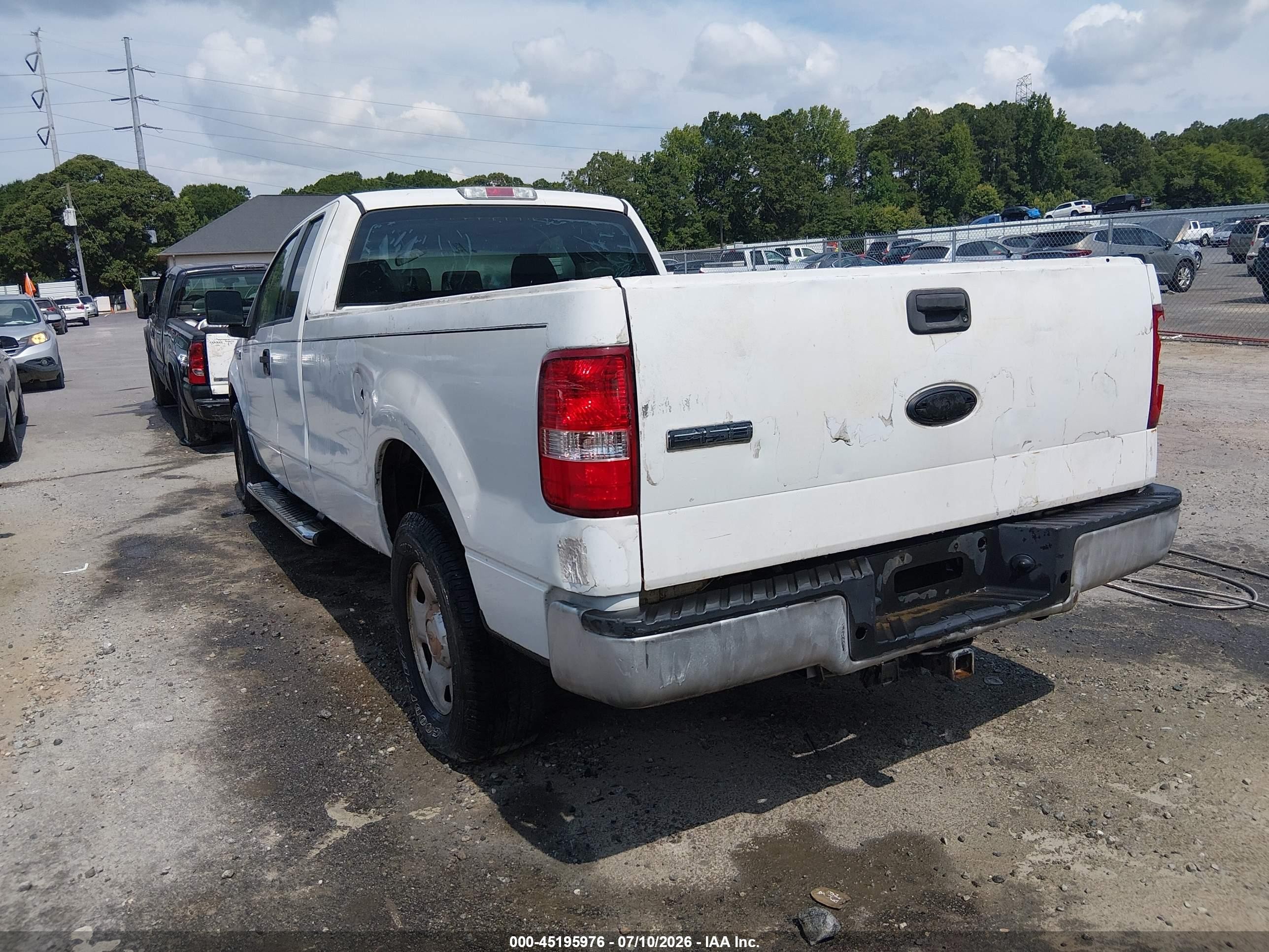 2006 Ford F-150 Lariat/xl/xlt White vin: 1FTVX12546NB00923