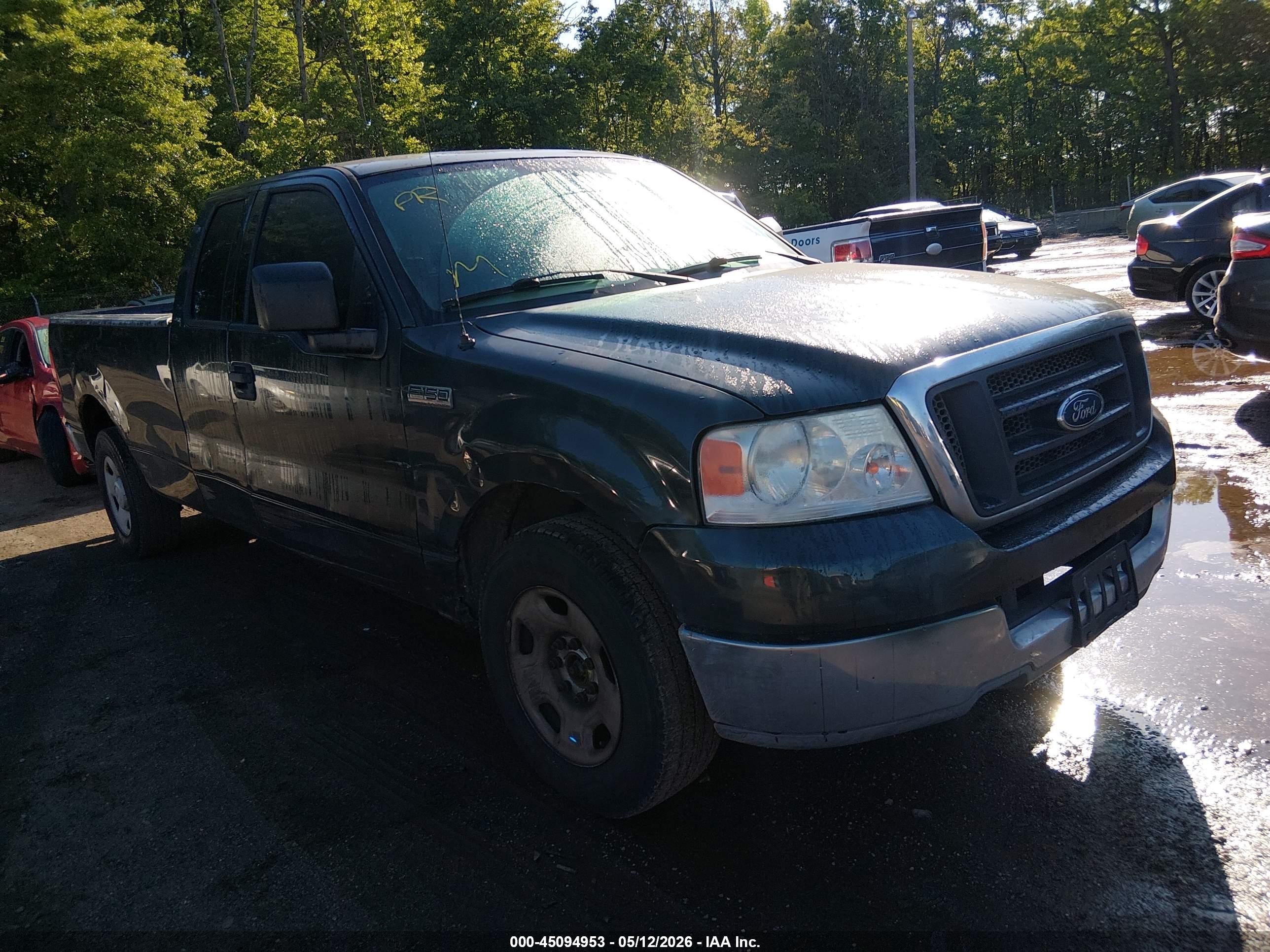 2004 Ford F-150 Xl/xlt Green vin: 1FTVX12584NB73287