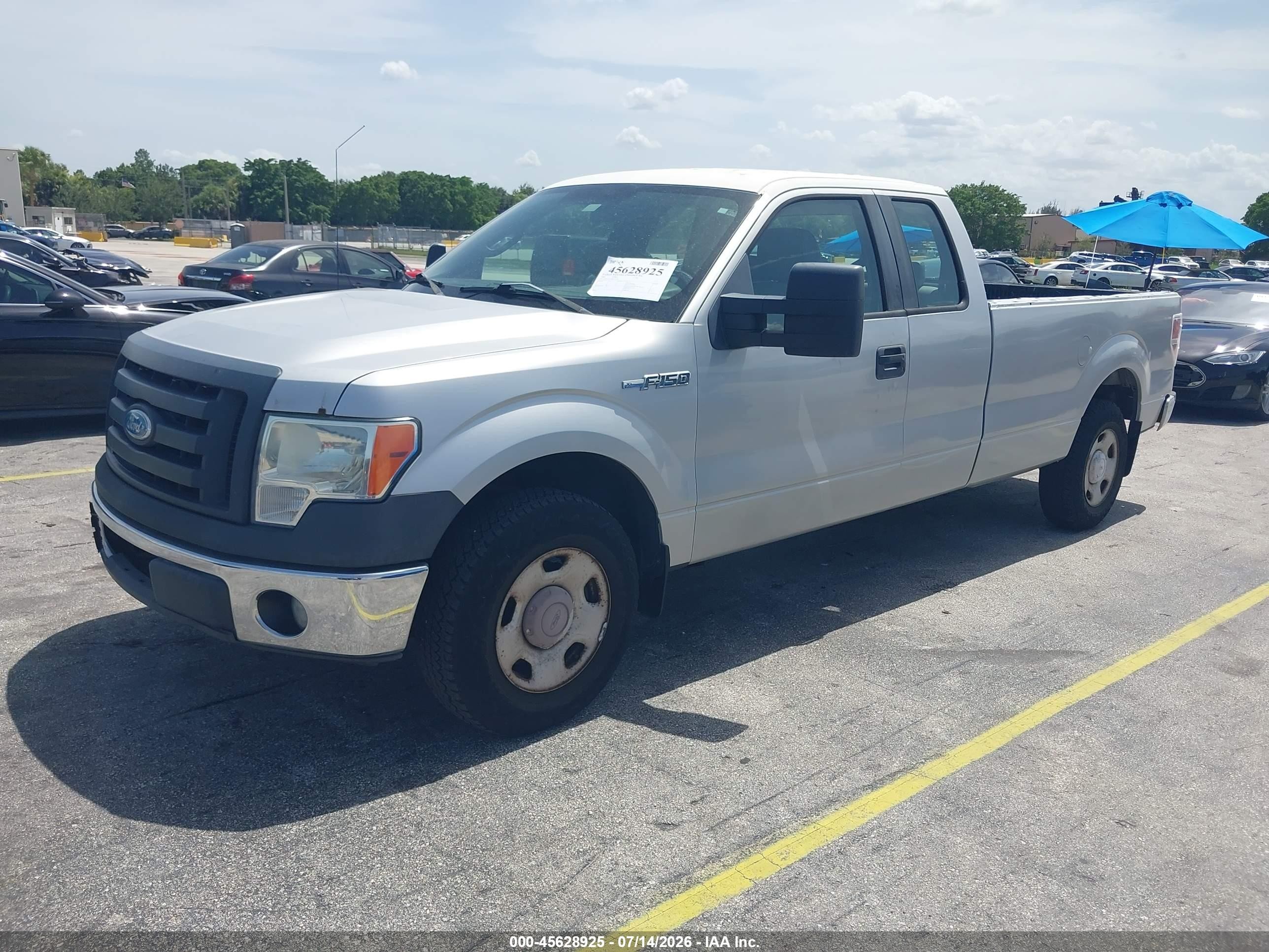 2009 Ford F-150 Xl/xl W/midbox Prep/xlt/xlt W/midbox Prep Silver vin: 1FTVX12V69KC43300