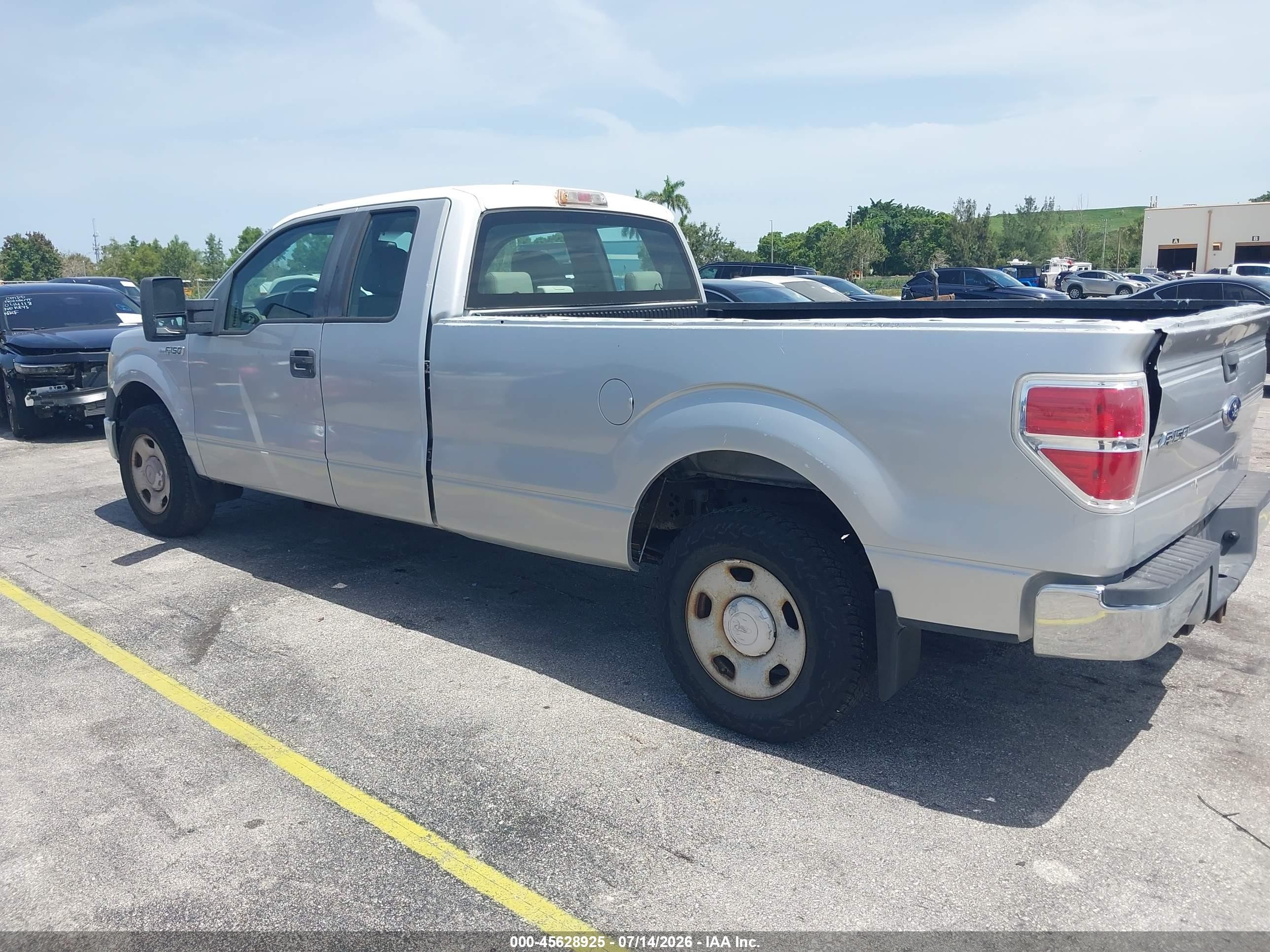 2009 Ford F-150 Xl/xl W/midbox Prep/xlt/xlt W/midbox Prep Silver vin: 1FTVX12V69KC43300