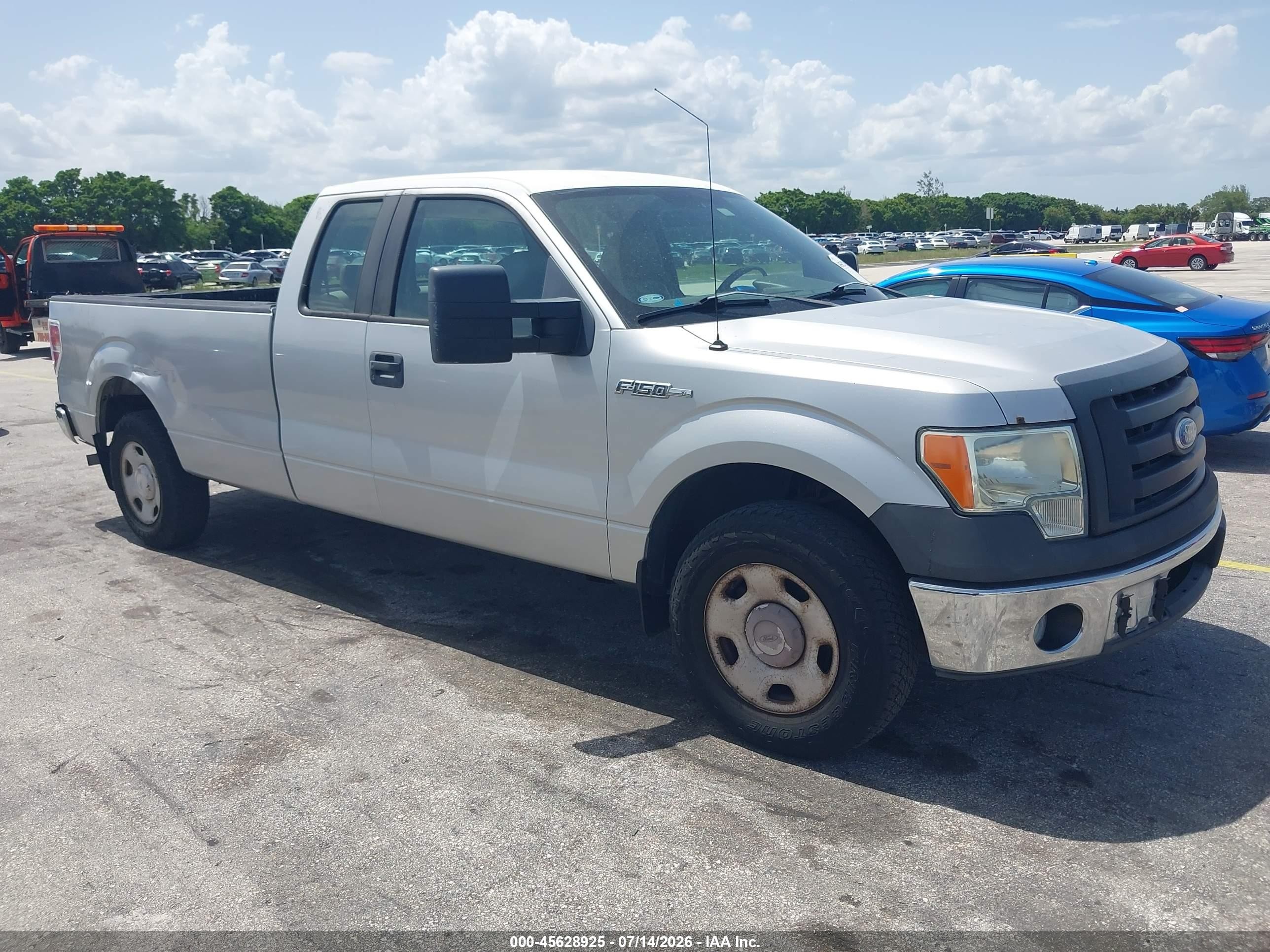 2009 Ford F-150 Xl/xl W/midbox Prep/xlt/xlt W/midbox Prep Silver vin: 1FTVX12V69KC43300