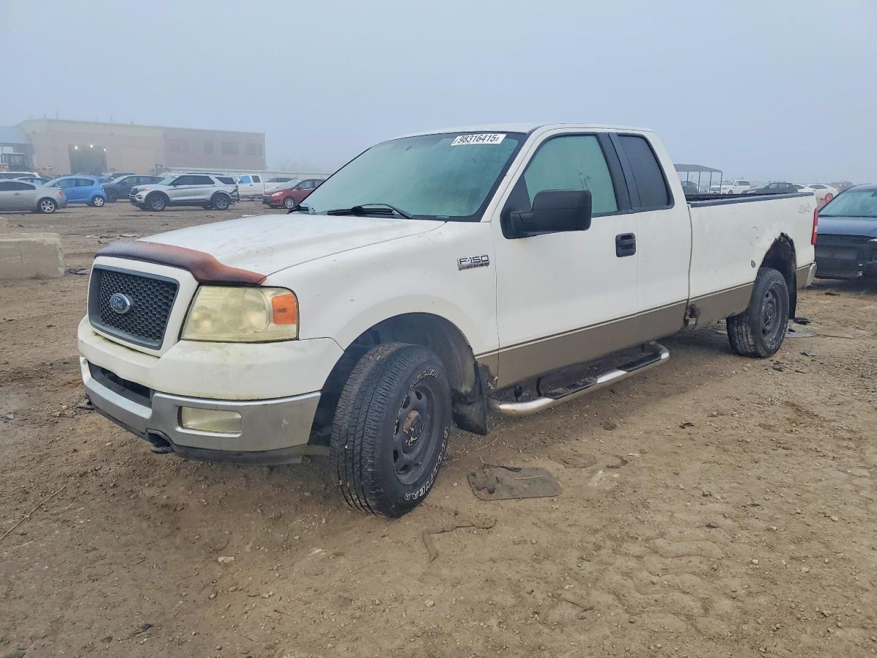 2004 Ford F150 White vin: 1FTVX14524NA56866