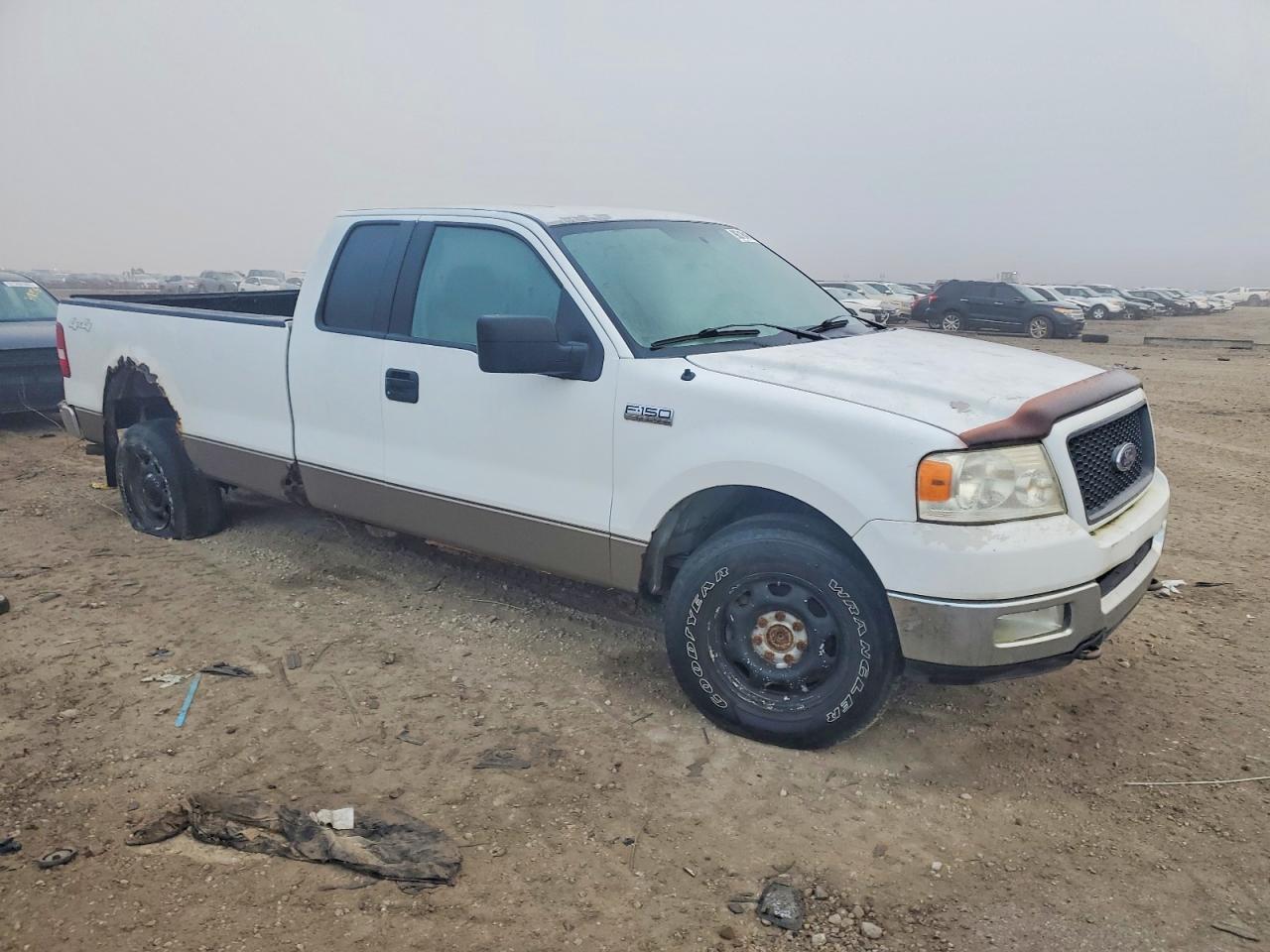 2004 Ford F150 White vin: 1FTVX14524NA56866