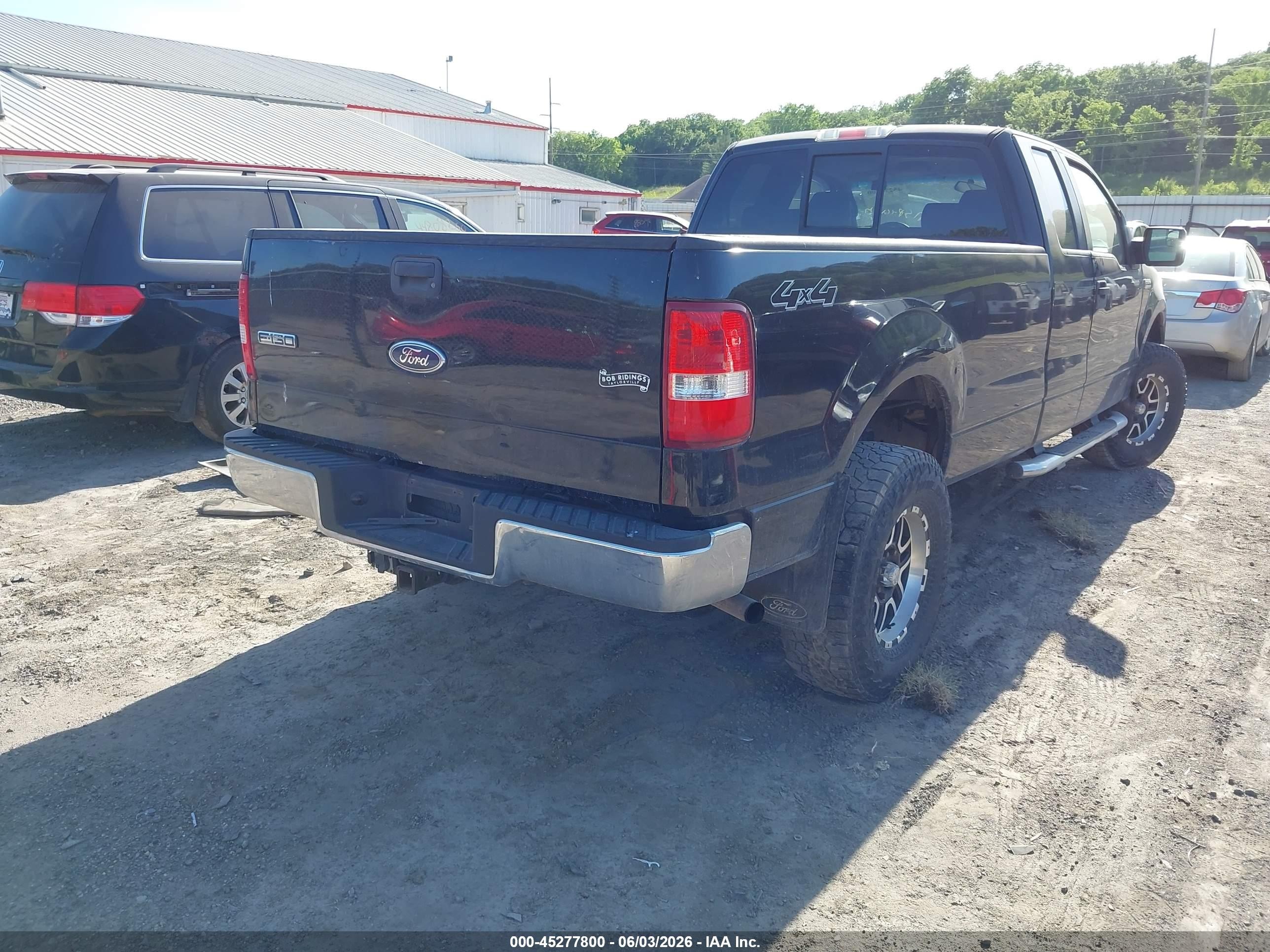 2005 Ford F-150 Fx4/lariat/xl/xlt Black vin: 1FTVX14545NB62737