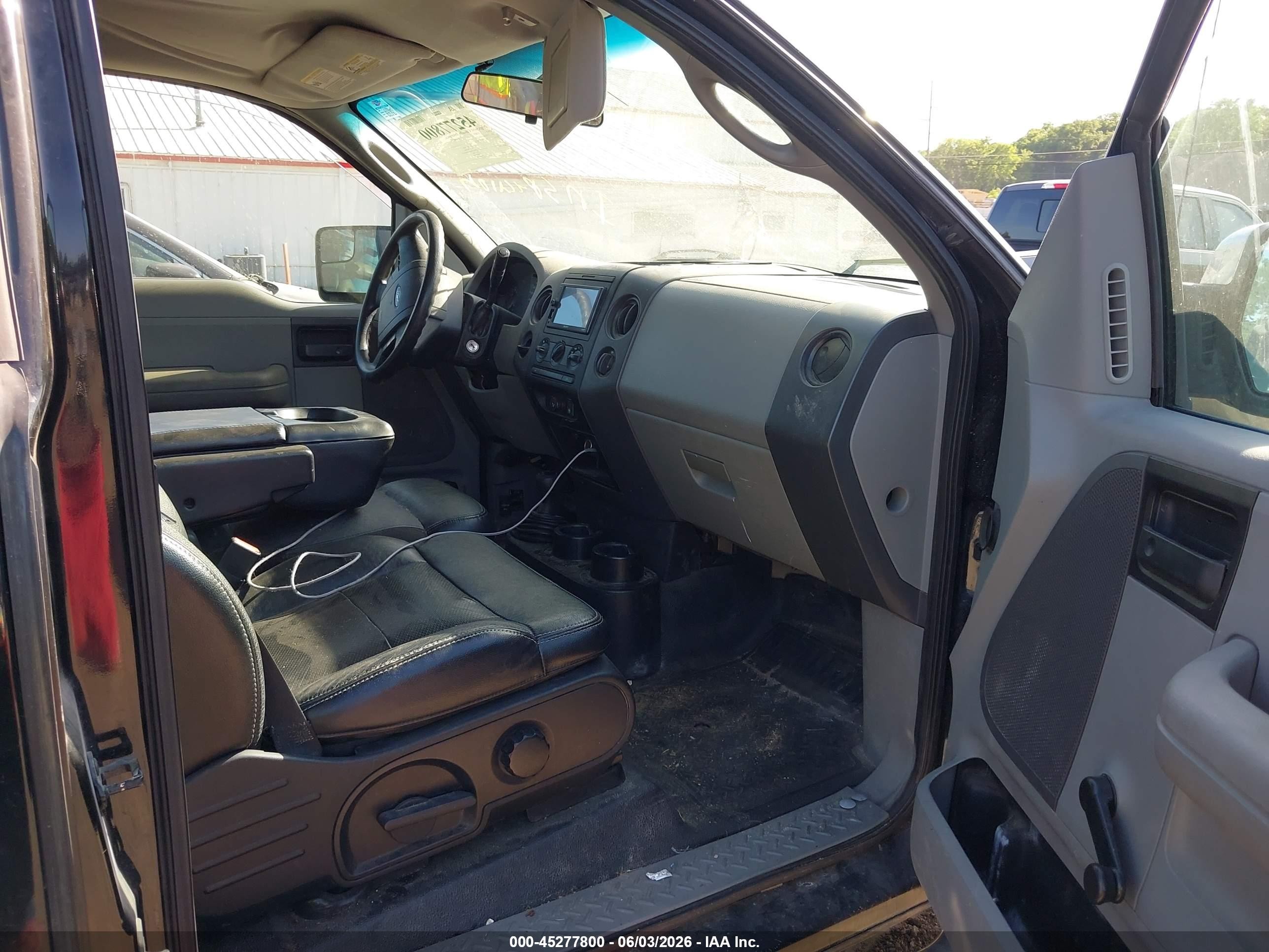 2005 Ford F-150 Fx4/lariat/xl/xlt Black vin: 1FTVX14545NB62737
