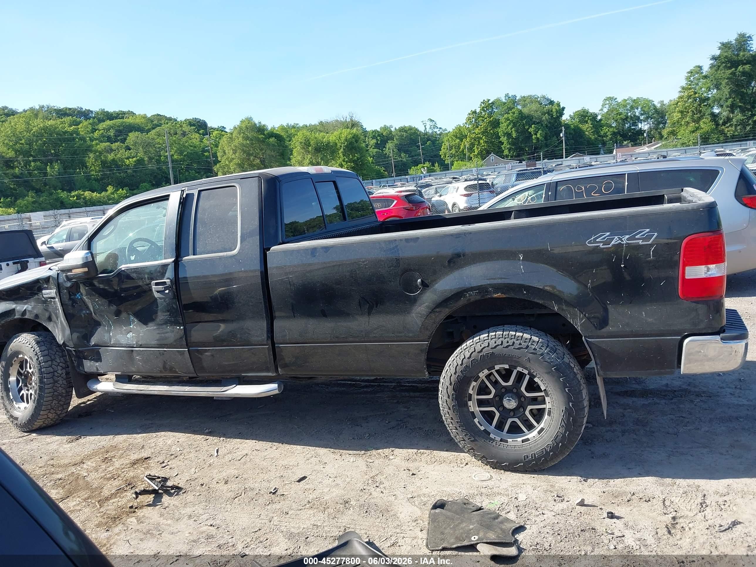 2005 Ford F-150 Fx4/lariat/xl/xlt Black vin: 1FTVX14545NB62737
