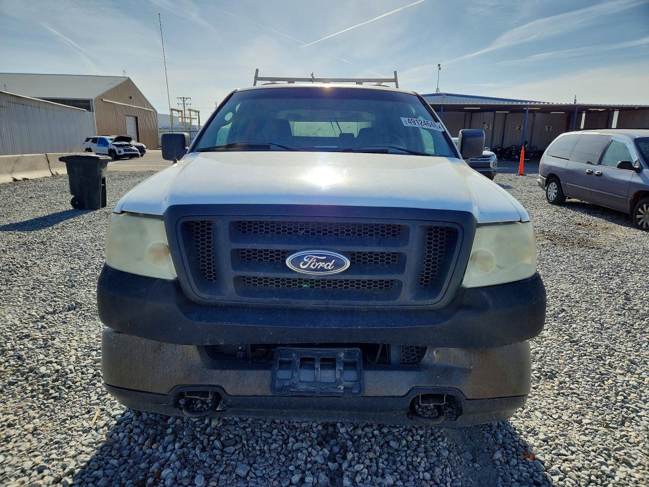 2005 Ford F-150 White vin: 1FTVX14565NC01697