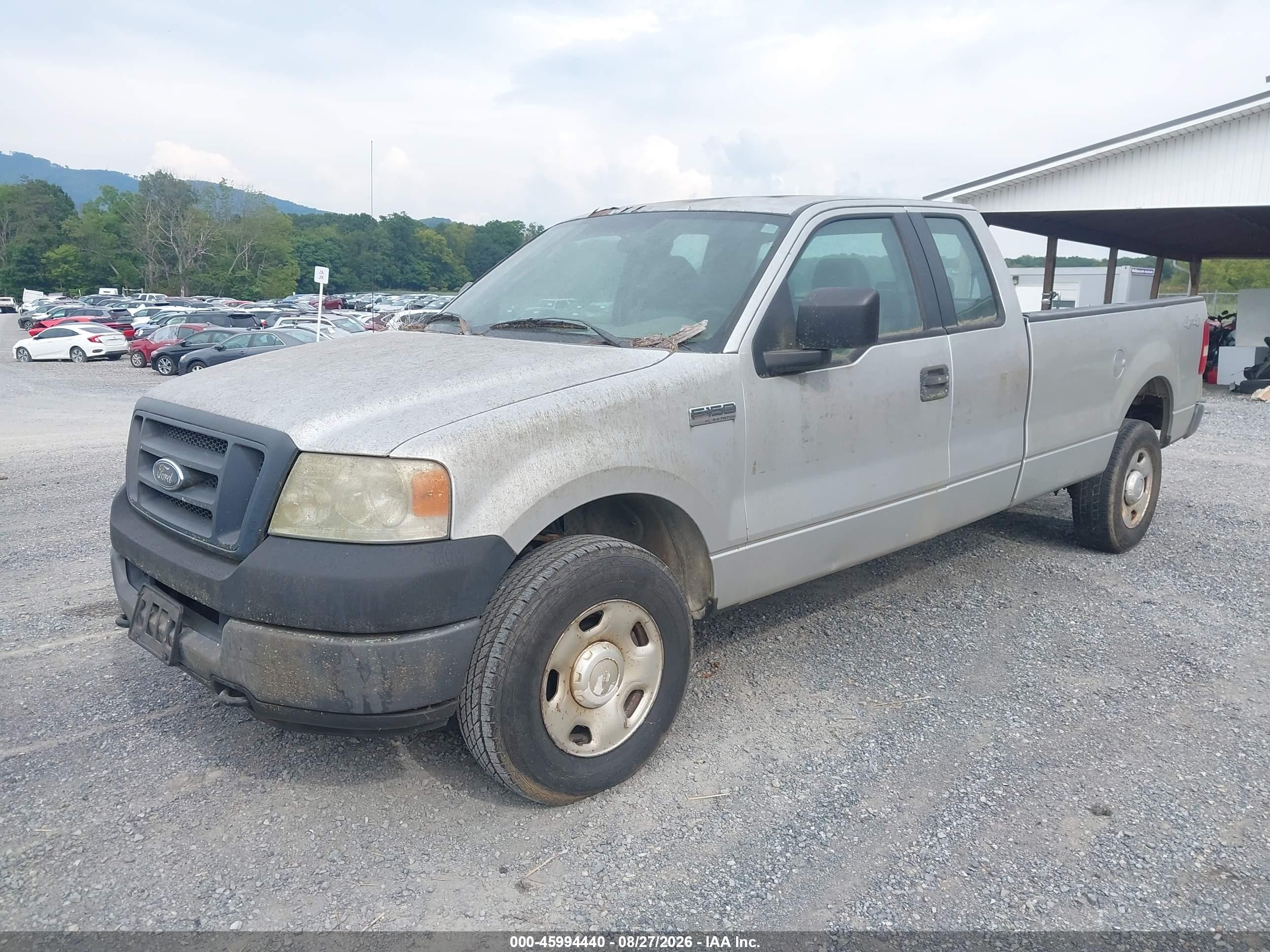 2005 Ford F-150 Fx4/lariat/xl/xlt Silver vin: 1FTVX14575NB22944