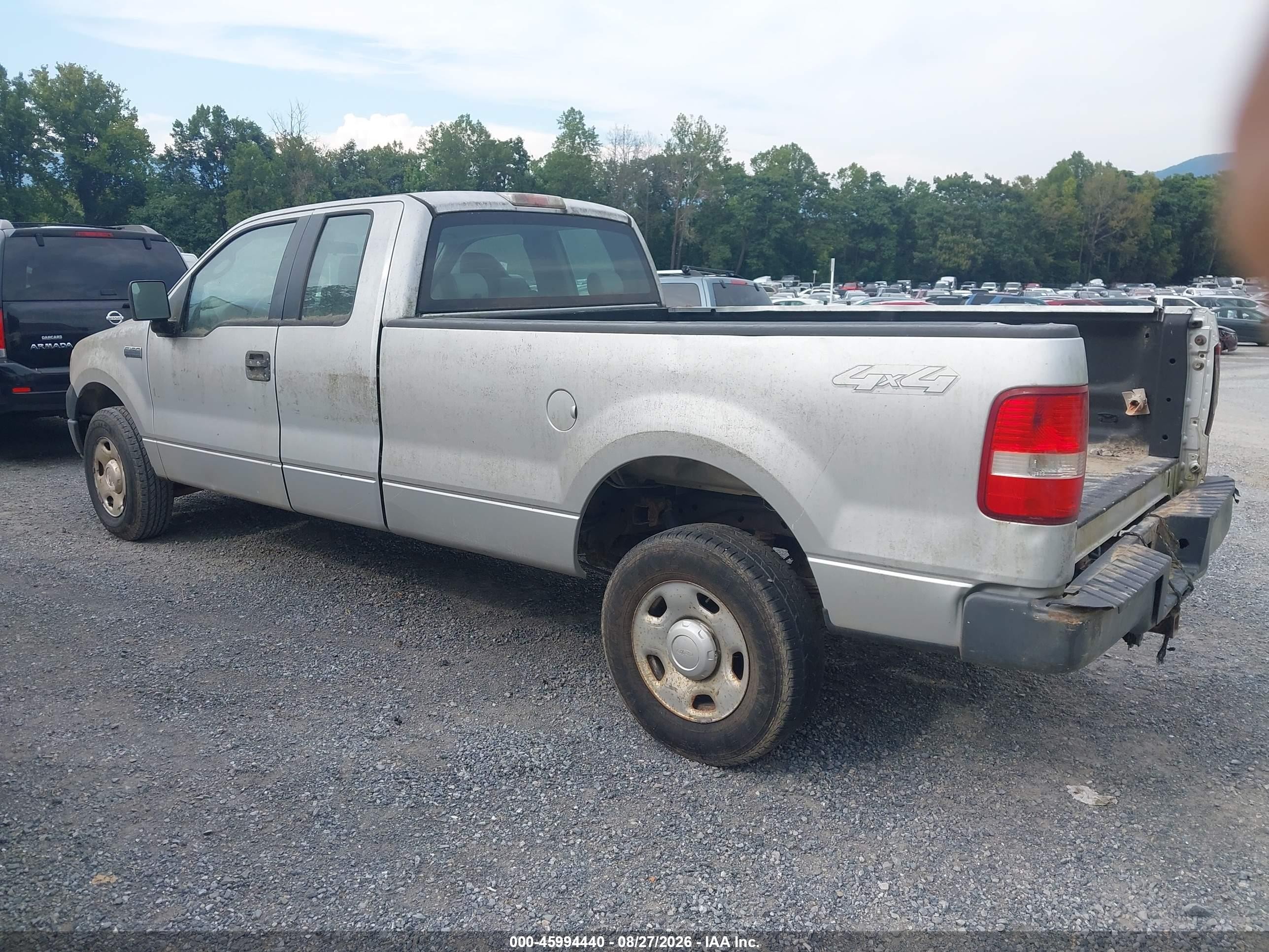 2005 Ford F-150 Fx4/lariat/xl/xlt Silver vin: 1FTVX14575NB22944